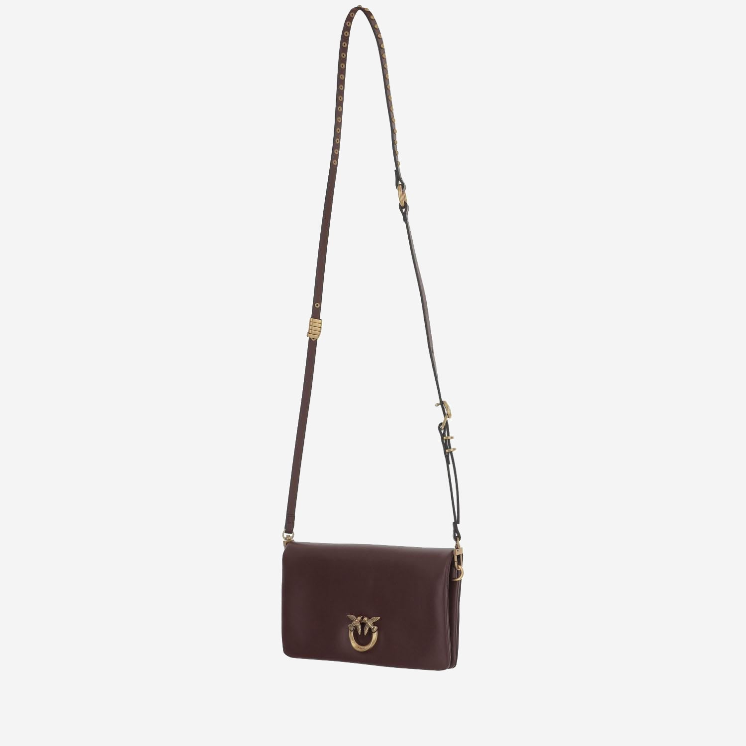 Pinko BORSA IN PELLE CON LOGO, view 2