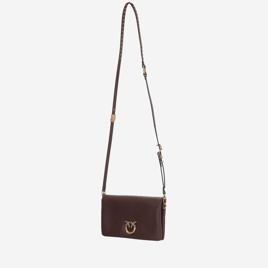 Pinko BORSA IN PELLE CON LOGO, view 2