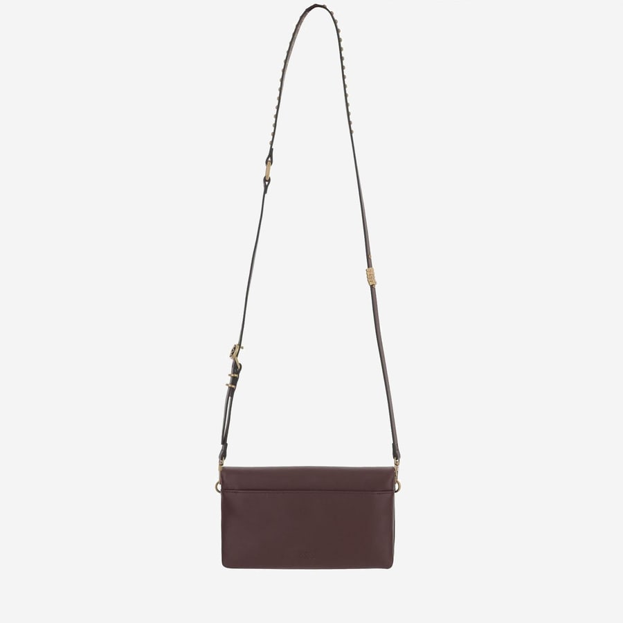 Pinko BORSA IN PELLE CON LOGO, view 3
