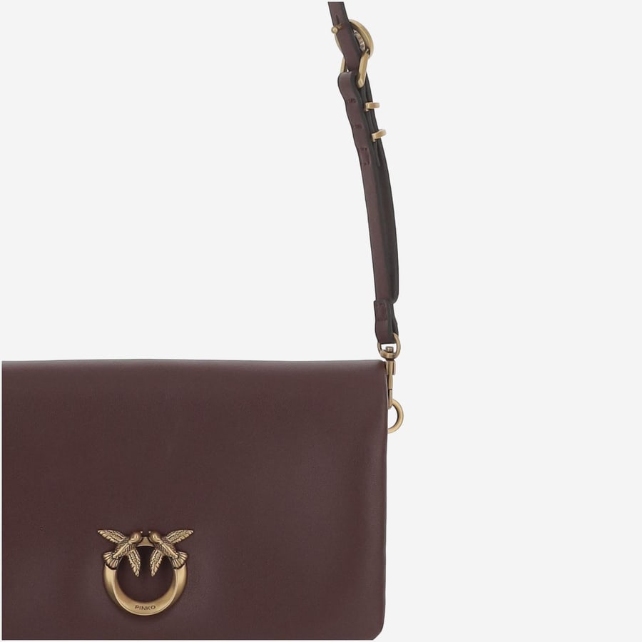 Pinko BORSA IN PELLE CON LOGO, view 4