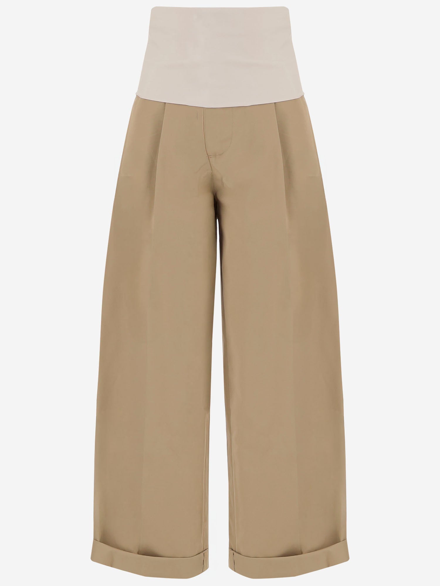 DARKPARK PANTALONI IN COTONE CON VITA ELASTICIZZATA