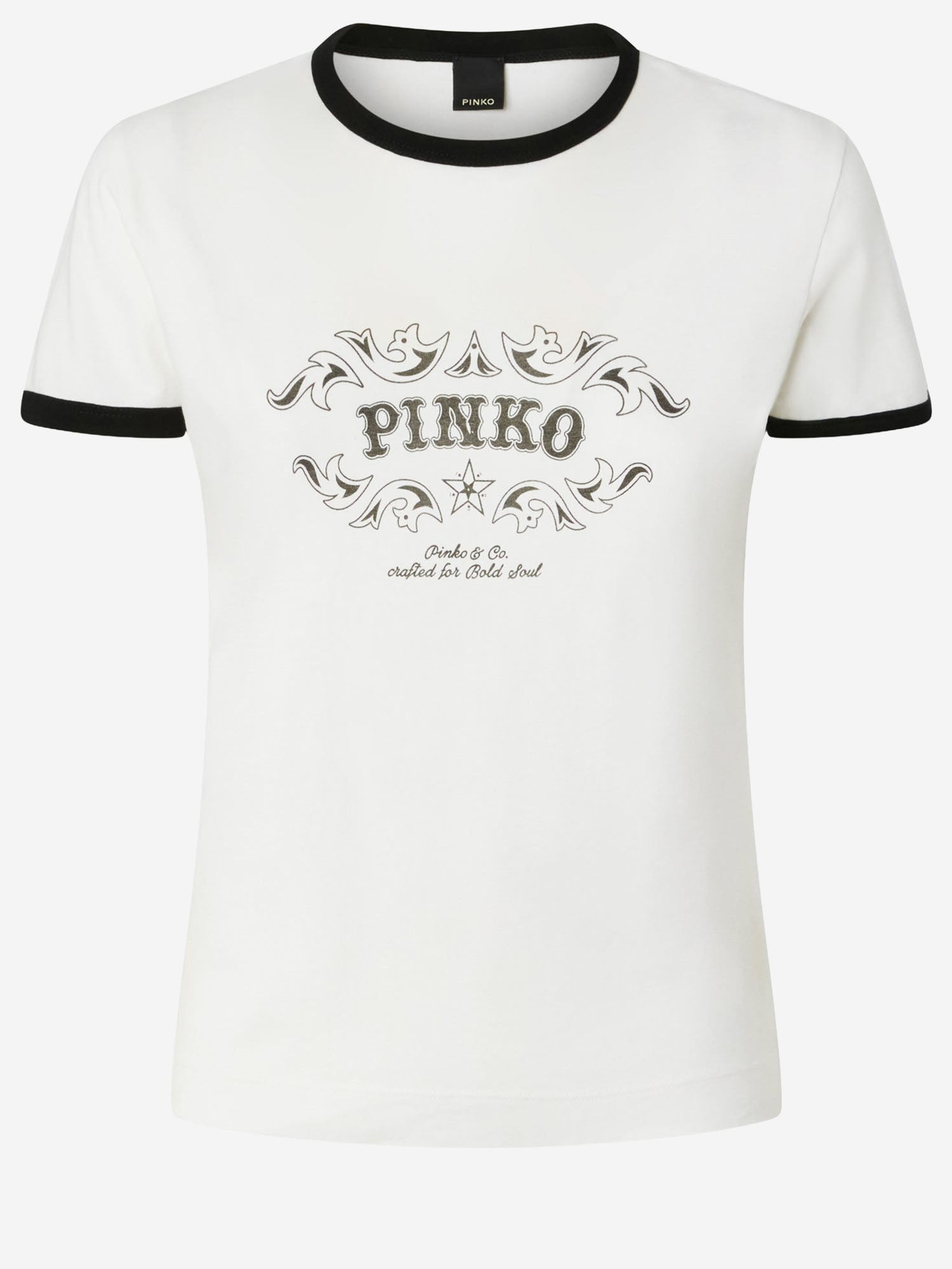Pinko T-SHIRT IN COTONE CON STAMPA LOGO