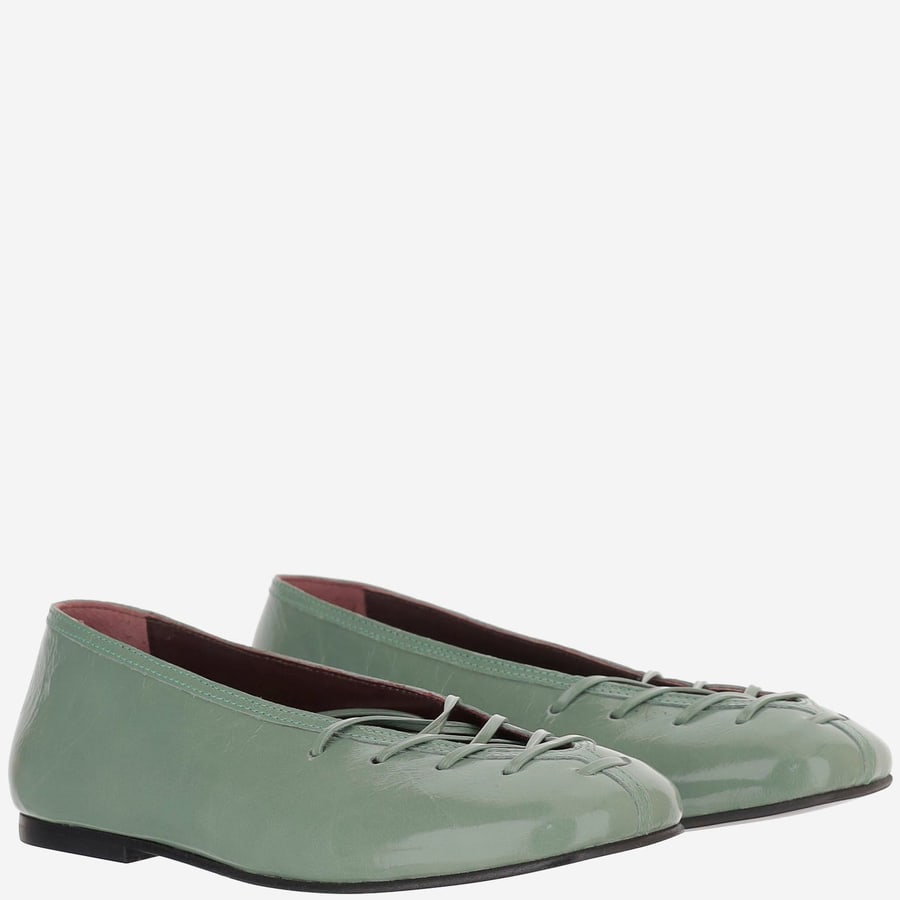 ALOHAS BALLERINE BUMI ONIX IN PELLE, view 2