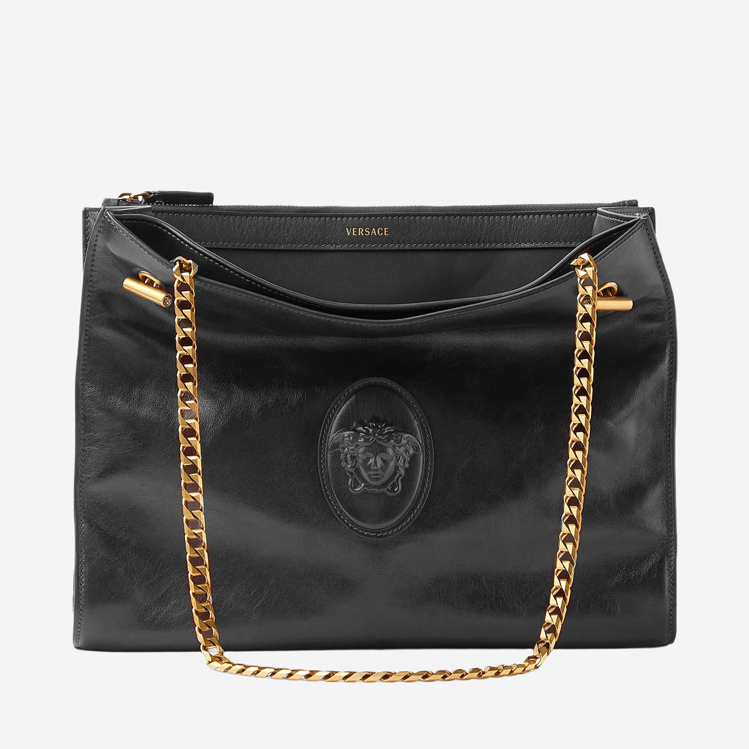 Versace BORSA A SPALLA CABINE IN PELLE