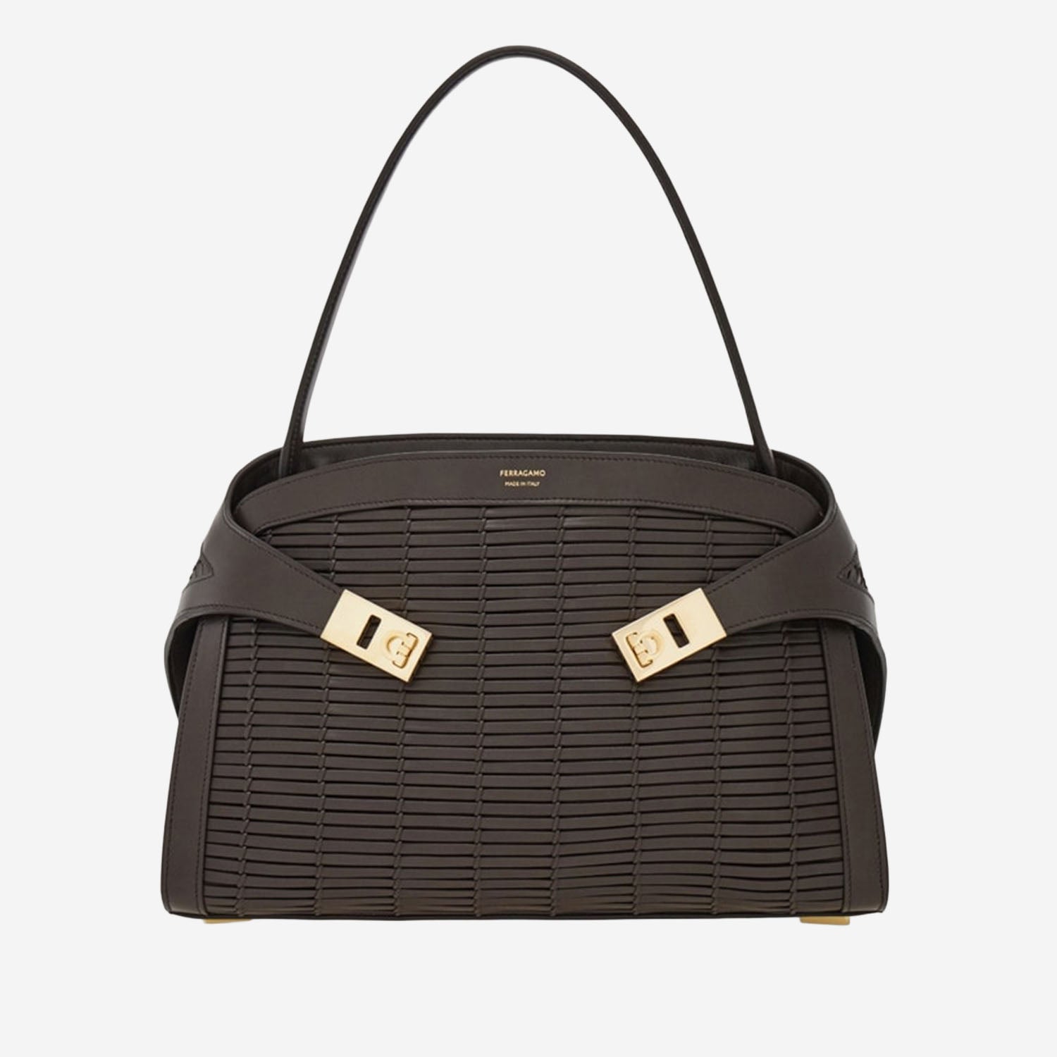 Ferragamo BORSA A SPALLA HUG SOFT IN PELLE