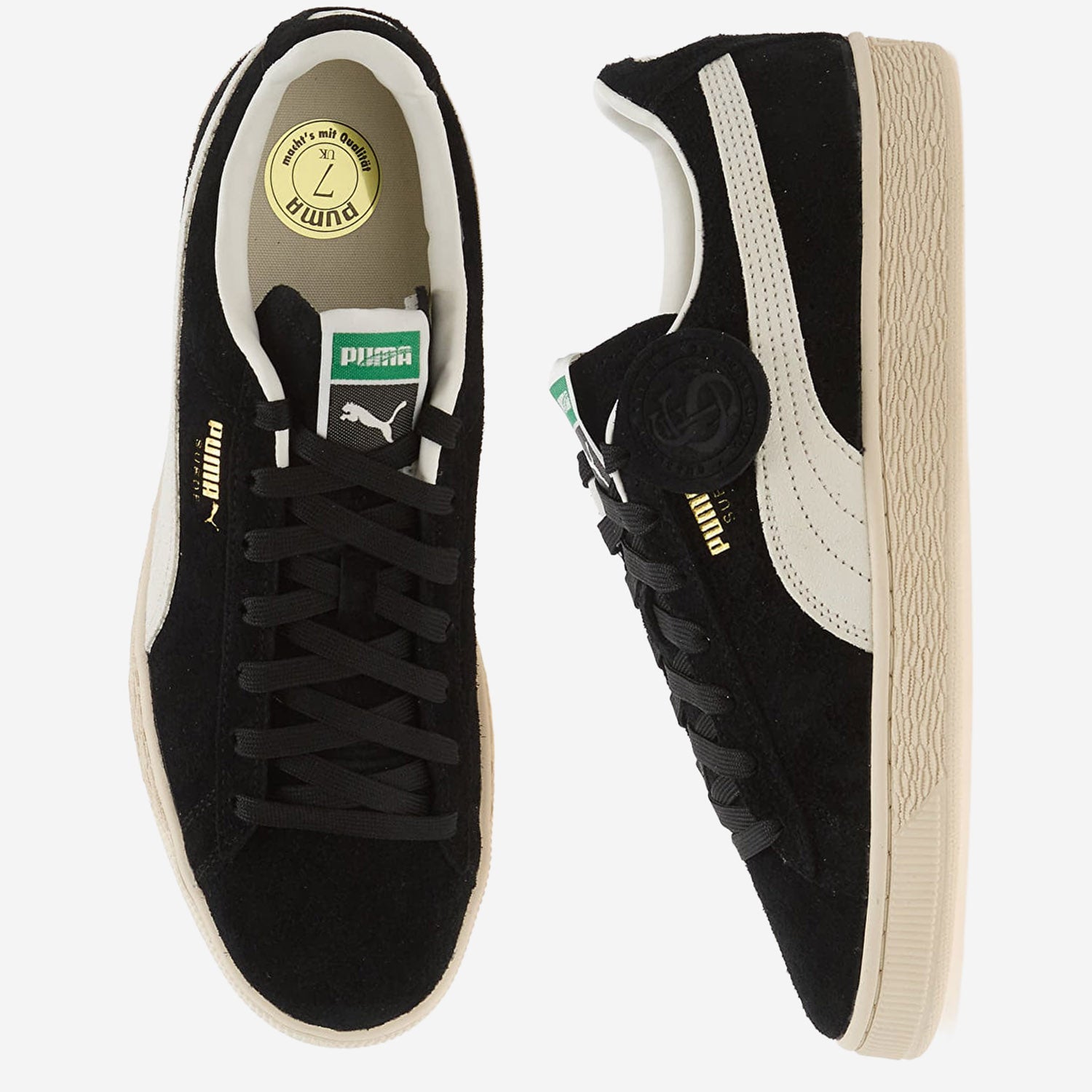 PUMA SNEAKERS SUEDE CHARLES CON DETTAGLI IN PELLE, view 2