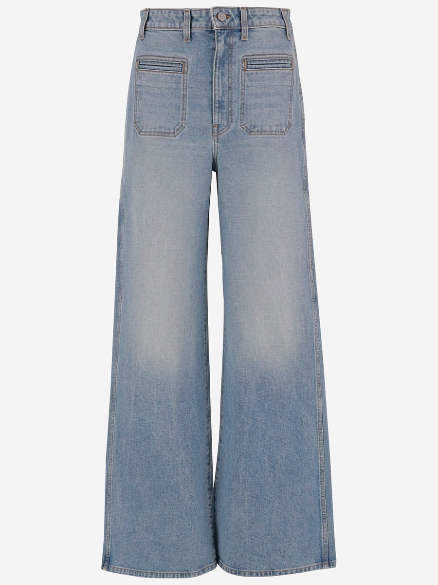 KHAITE JEANS IN COTONE