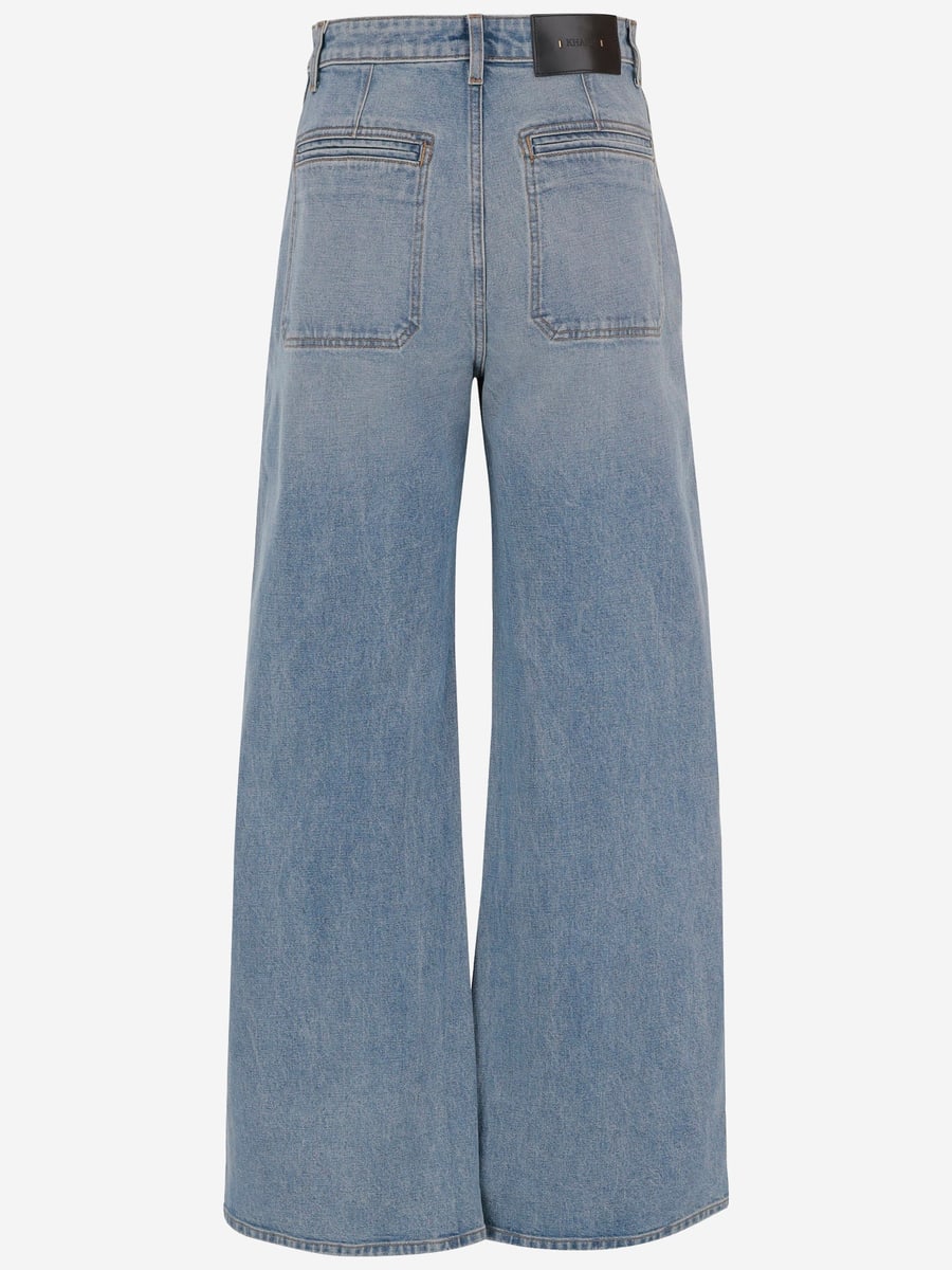 KHAITE JEANS IN COTONE, view 2