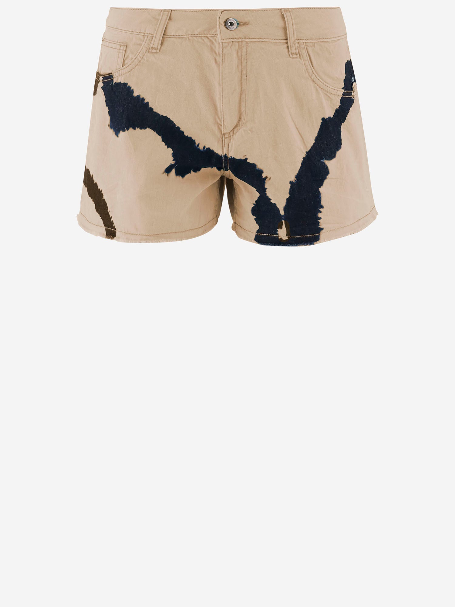 DONT @ ME PANTALONI CORTI IN COTONE CON MOTIVO TIE-DYE