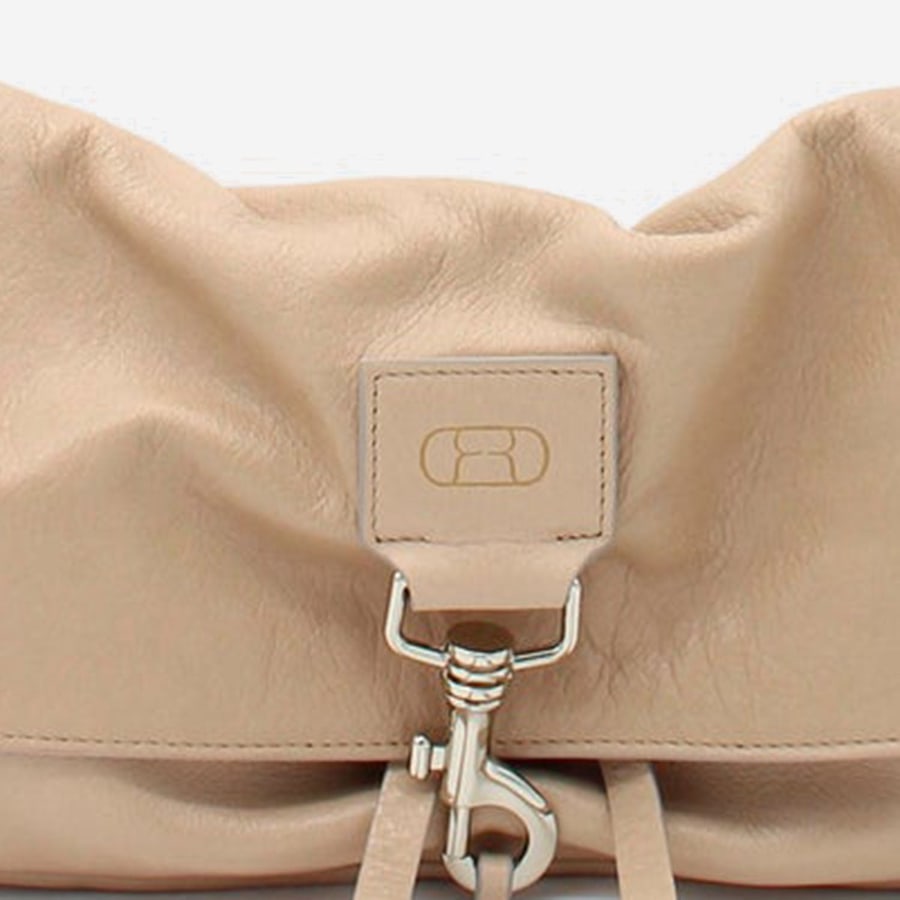 RADICA STUDIO BORSA LA BISACCIA MINI IN NAPPA MARTELLATA, view 4