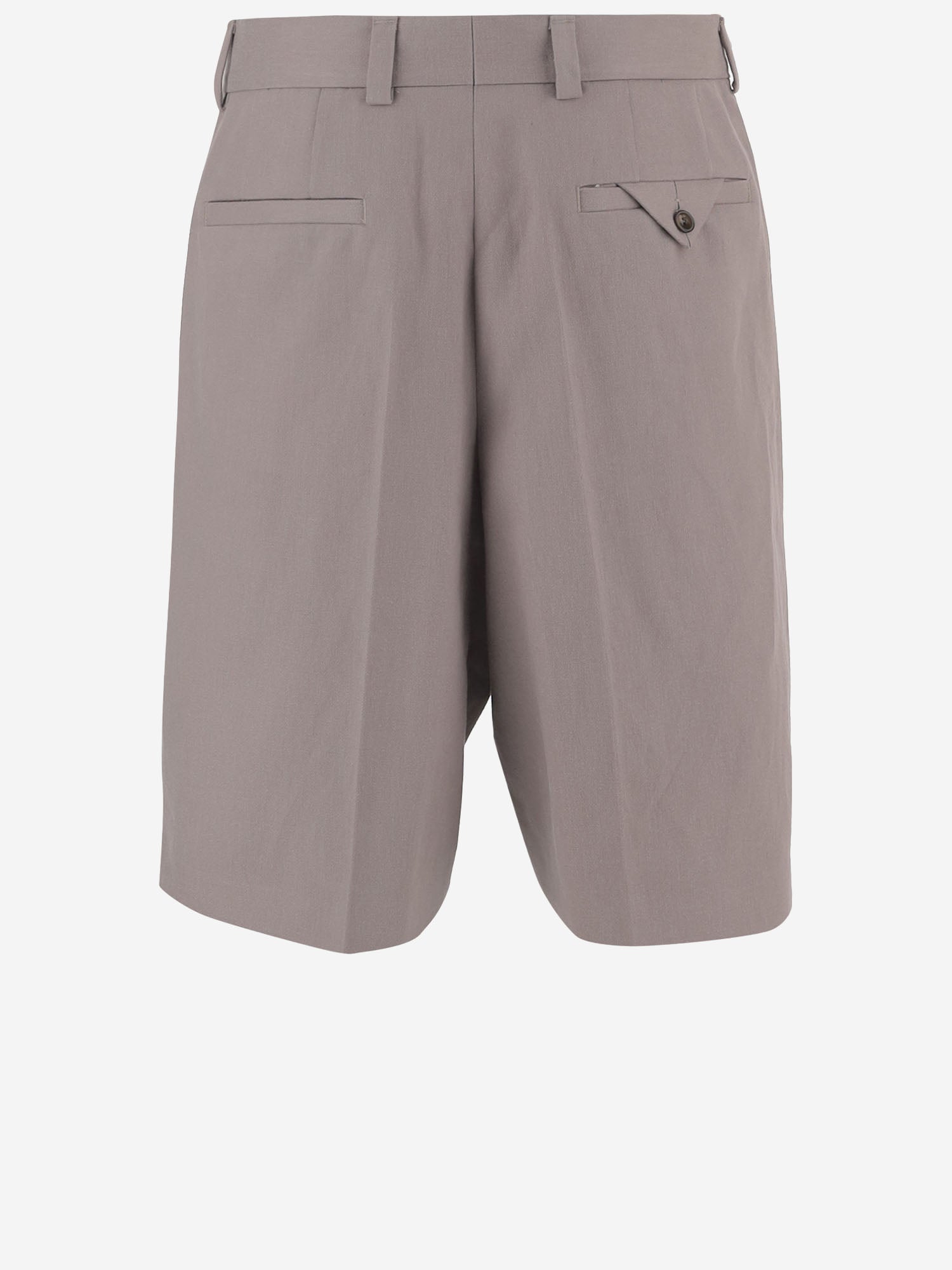 HUGO BOSS PANTALONI CORTI IN MISTO CANAPA, view 2