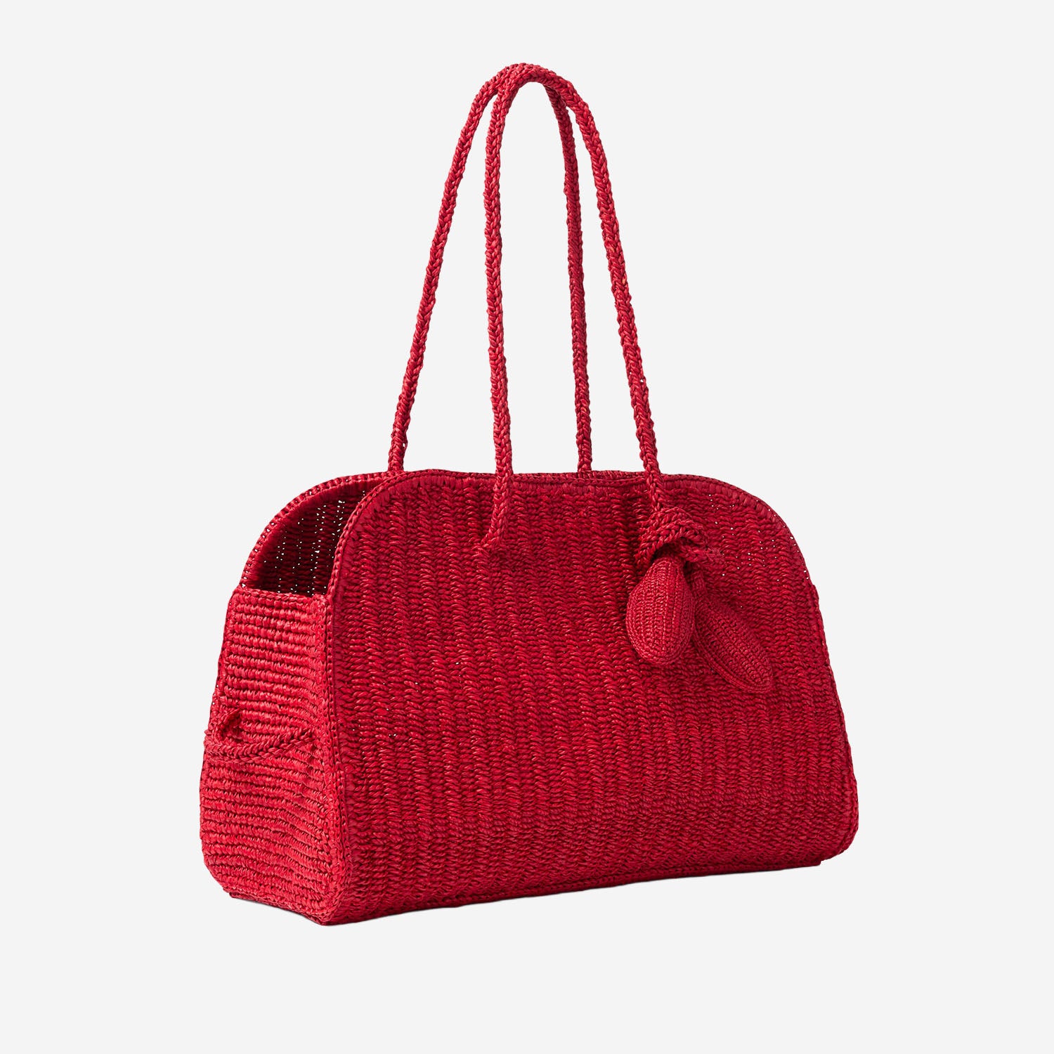 Jacquemus BORSA TURISMO IN RAFIA, view 2