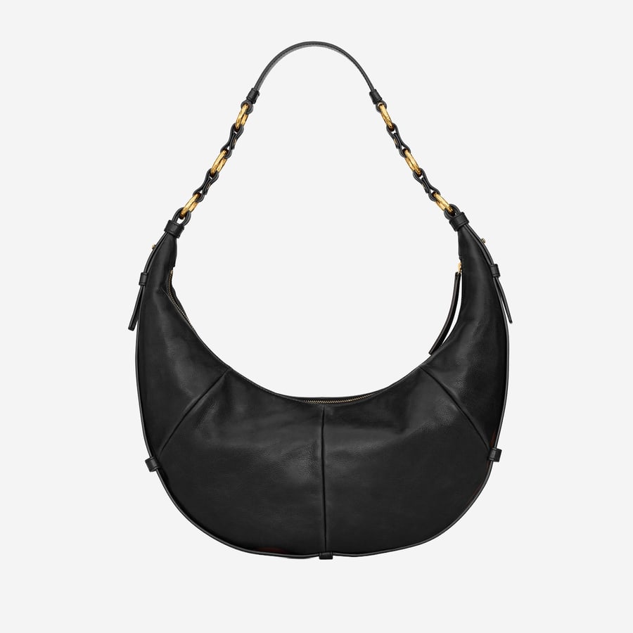 Saint Laurent BORSA HOBO IN PELLE, view 3