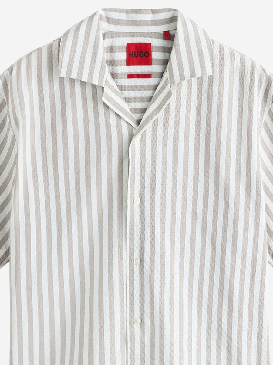 HUGO BOSS CAMICIA IN COTONE STRETCH, view 3