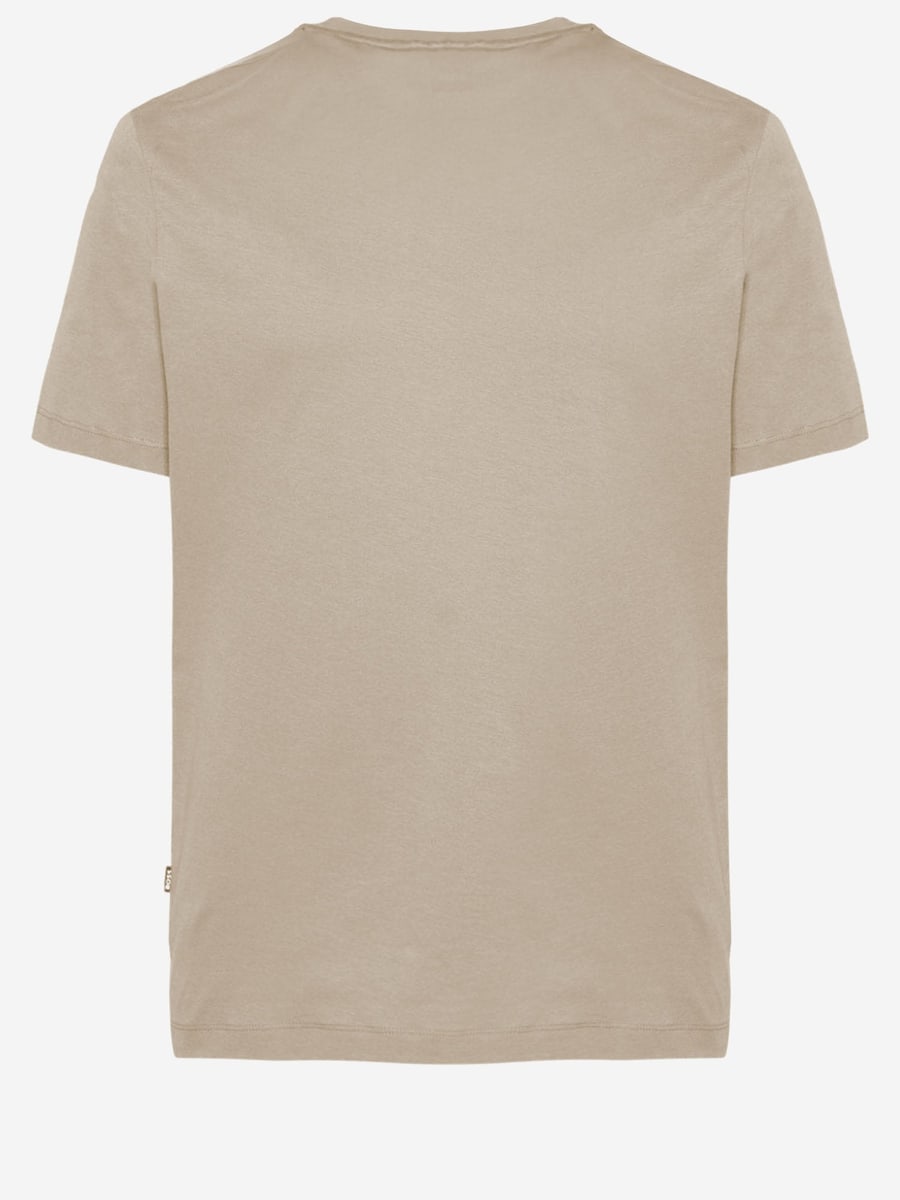 HUGO BOSS T-SHIRT IN COTONE CON LOGO, view 2