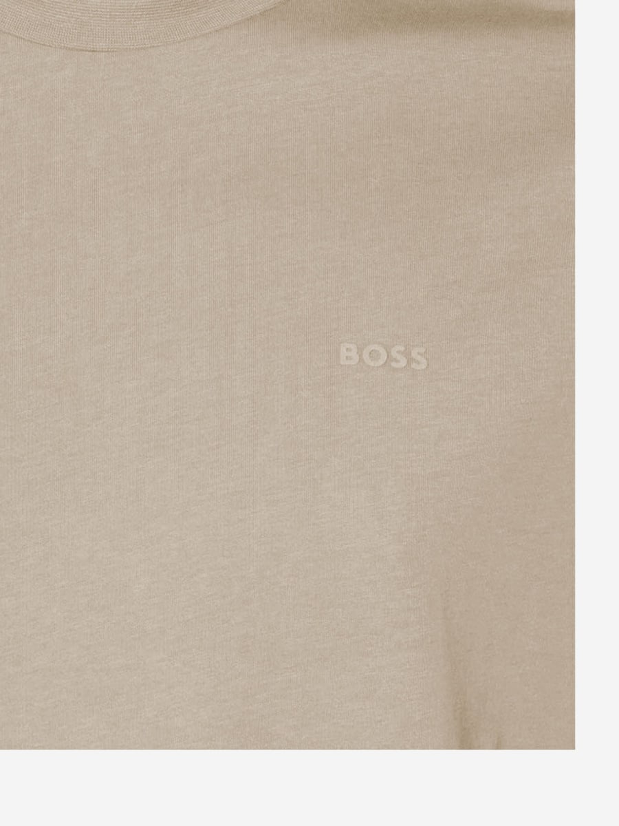 HUGO BOSS T-SHIRT IN COTONE CON LOGO, view 3