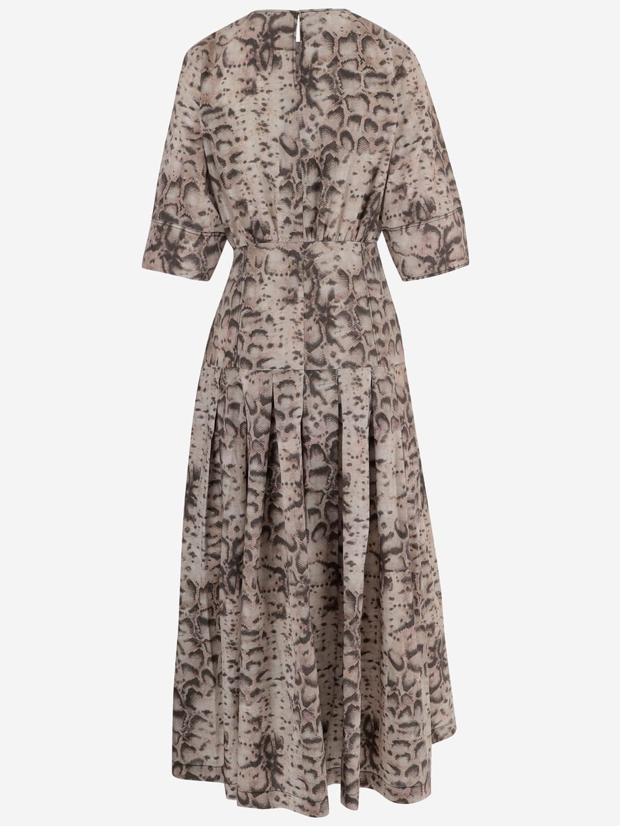 Pinko Abito in cotone con motivo animalier, view 2