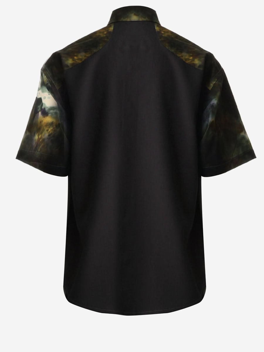 AND WANDER CAMICIA IN NYLON CON STAMPA ASTRATTA, view 2