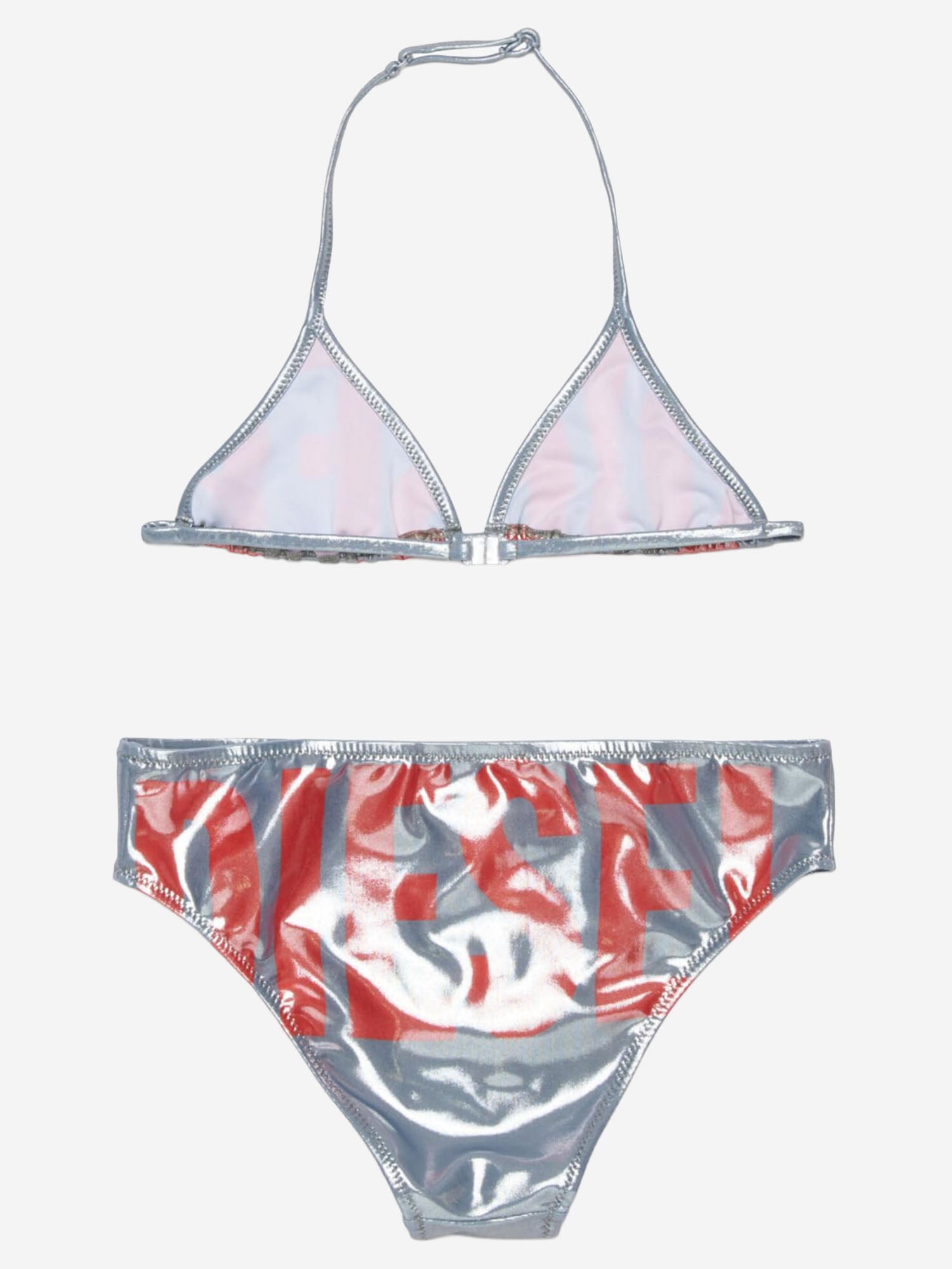 DIESEL KIDS BIKINI MIDDY CON LOGO, view 2