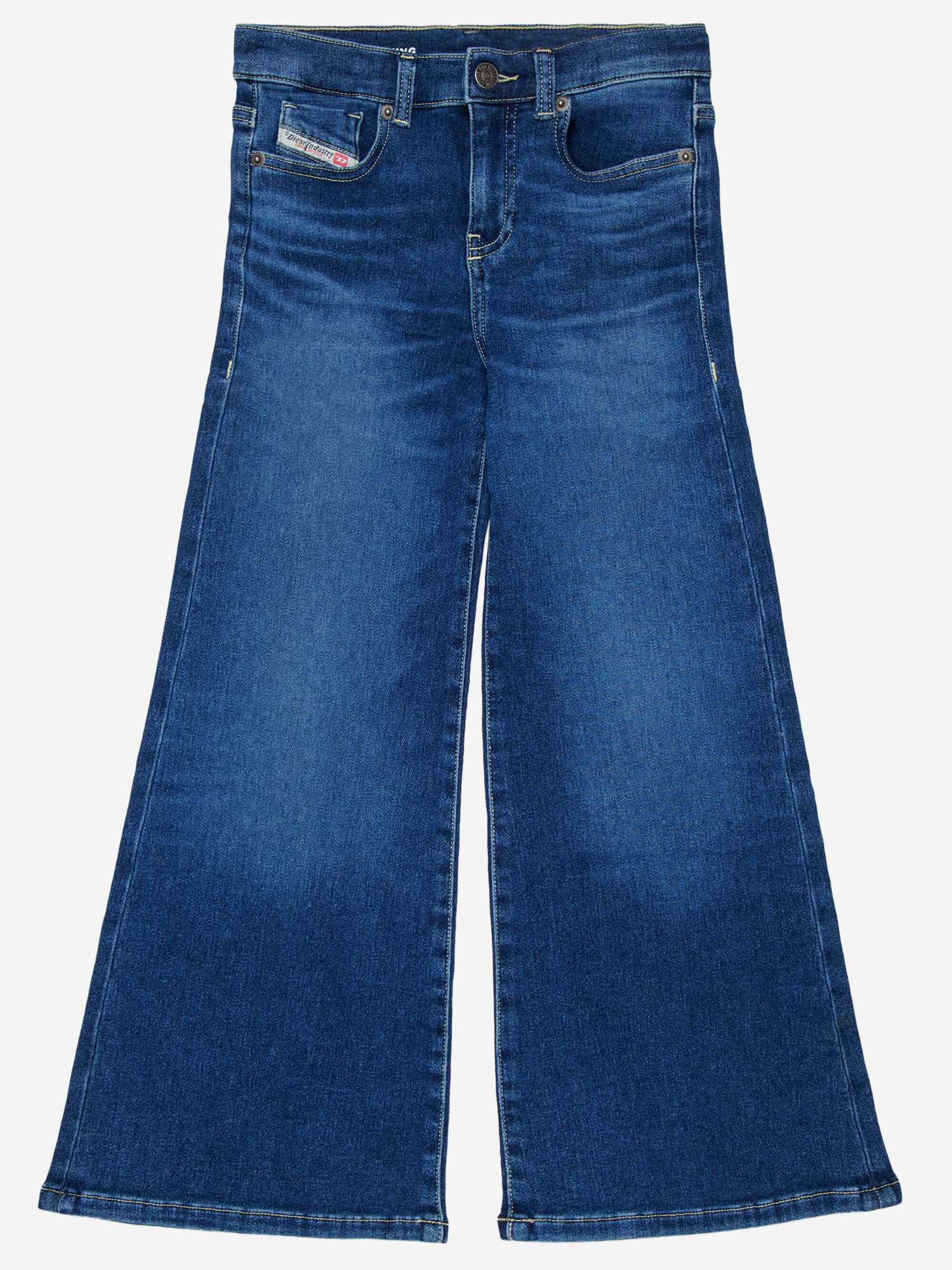 DIESEL KIDS JEANS 1978 IN MISTO COTONE STRETCH