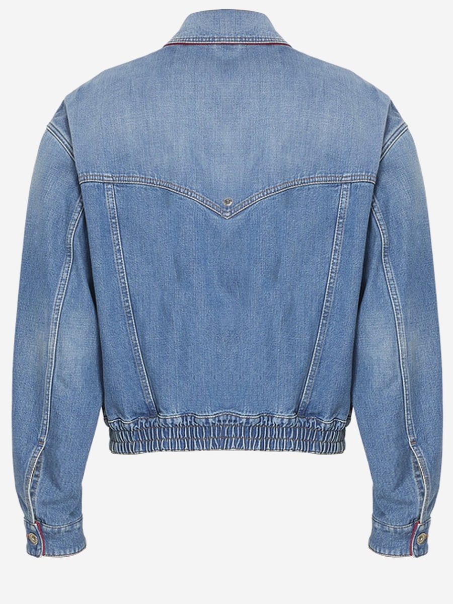 Versace GIACCA IN DENIM DI COTONE, view 2