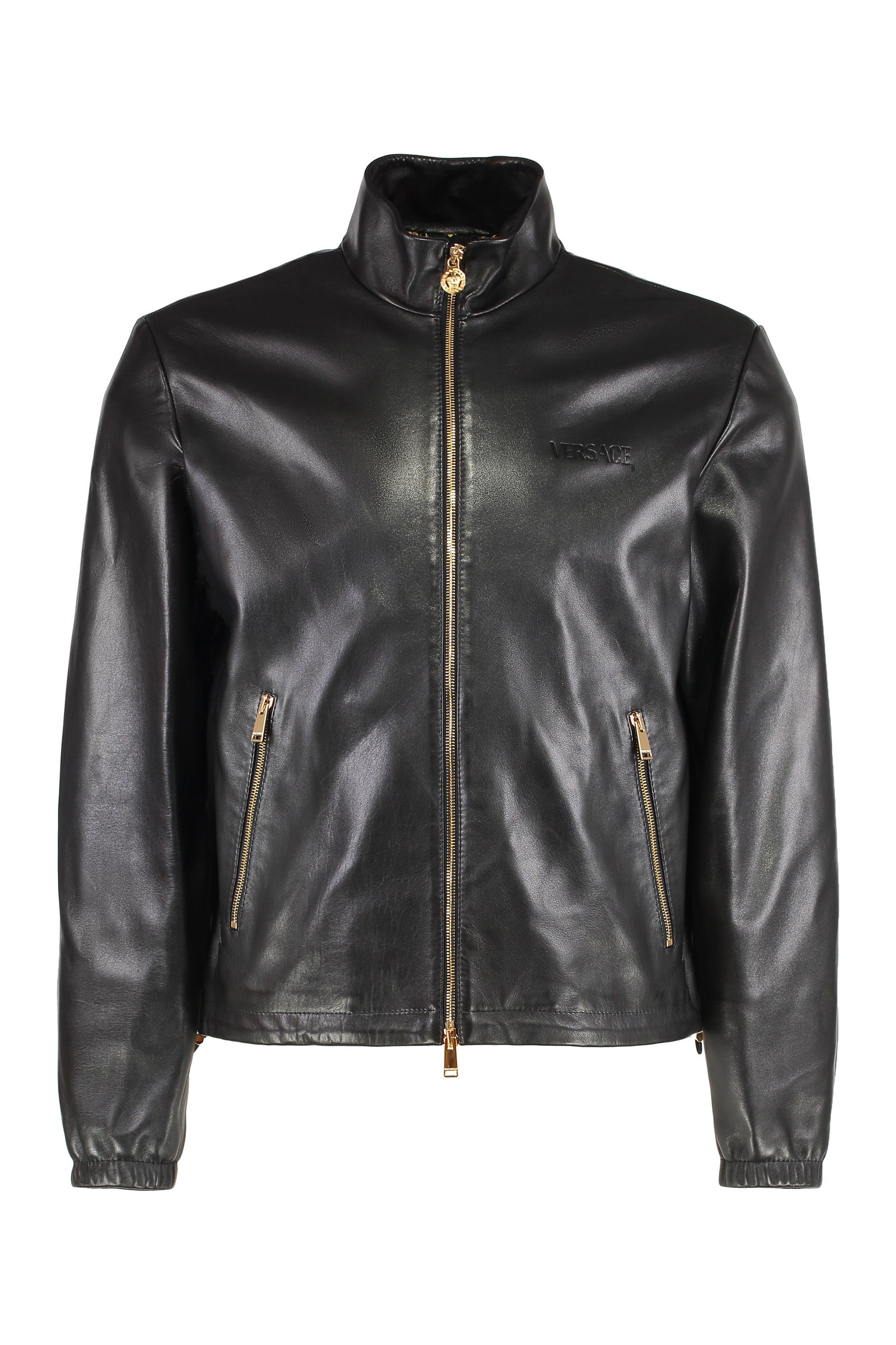 Versace Giacca in pelle