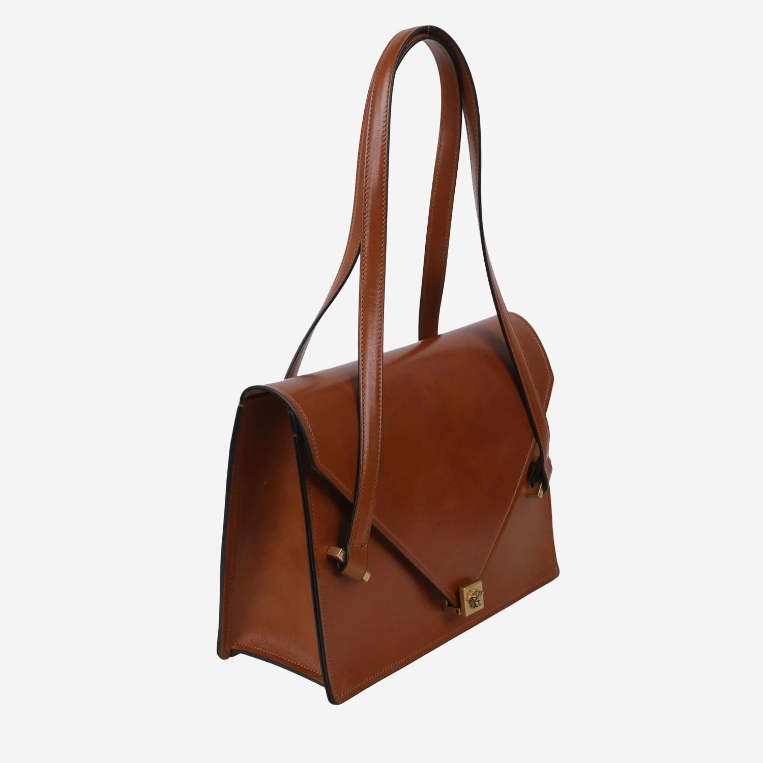 Versace SEVERINE BORSA A SPALLA IN PELLE, view 2