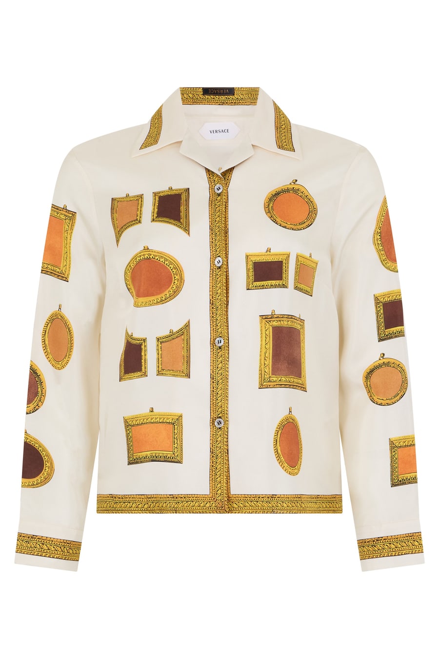 Versace Camicia in seta con stampa