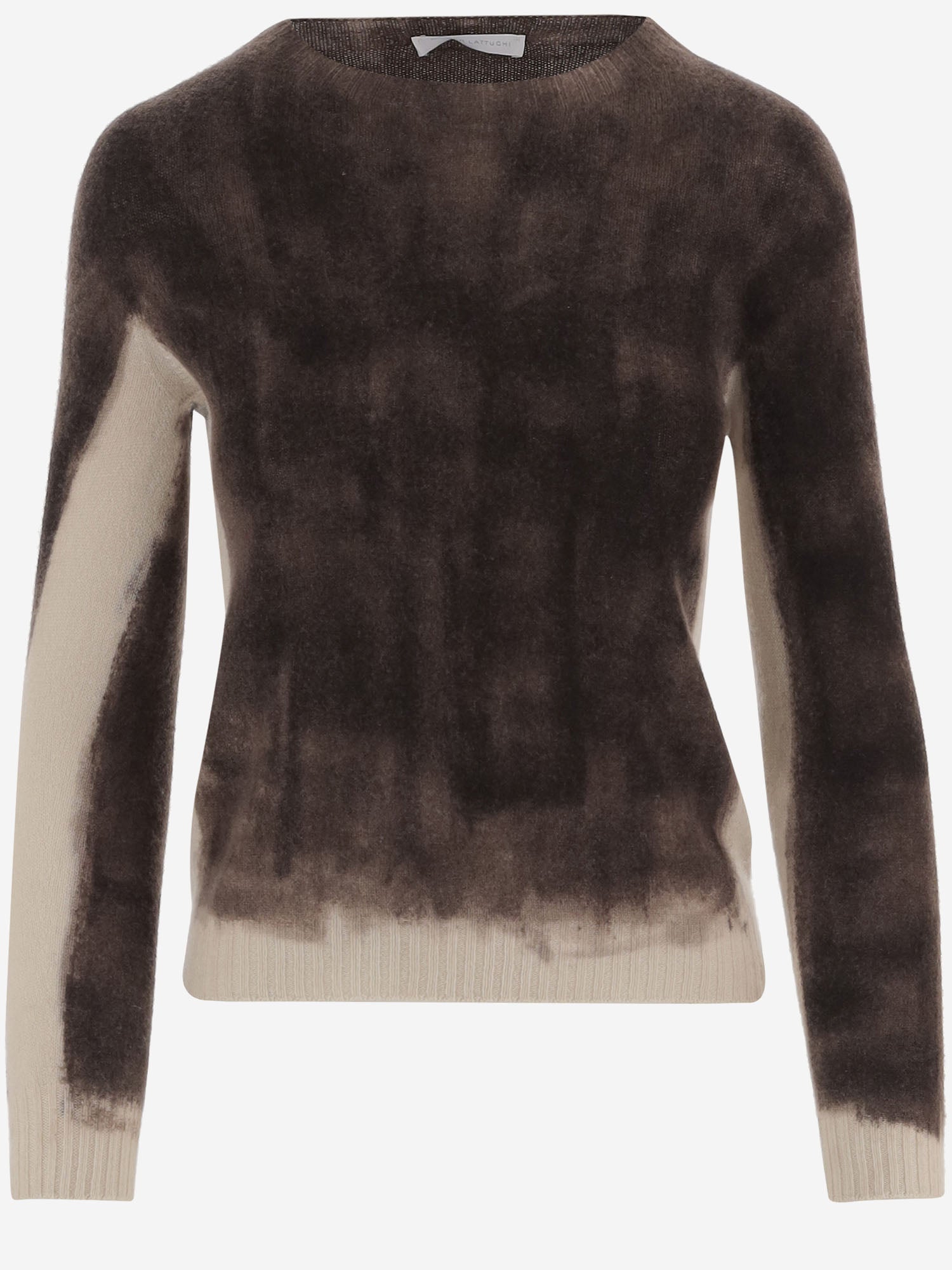 OLIVER LATTUGHI MAGLIA IN CASHMERE CON EFFETTO SFUMATO