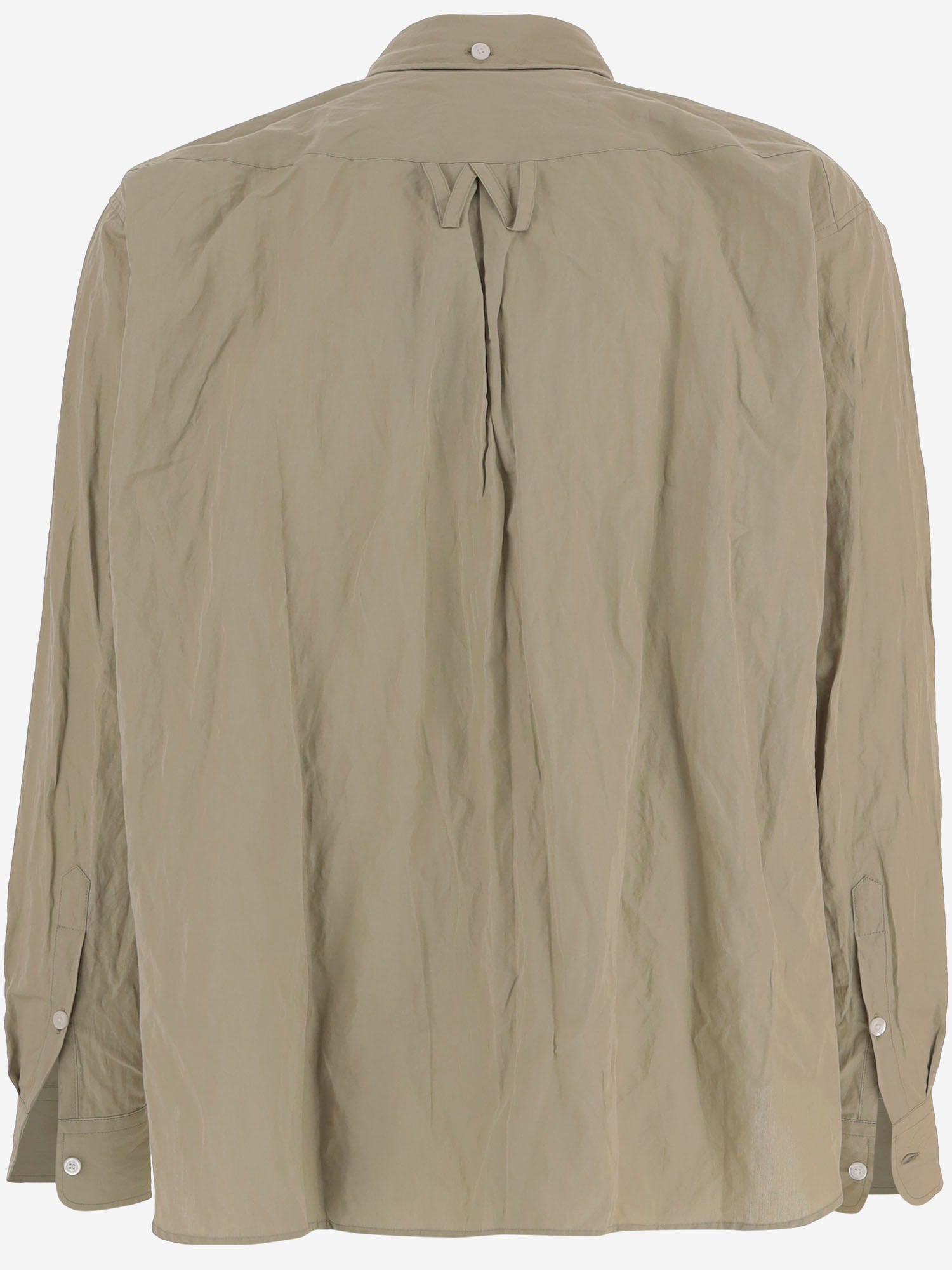 WILLY CHAVARRIA CAMICIA IN MISTO COTONE CON TEXTURE STROPICCIATA, view 2