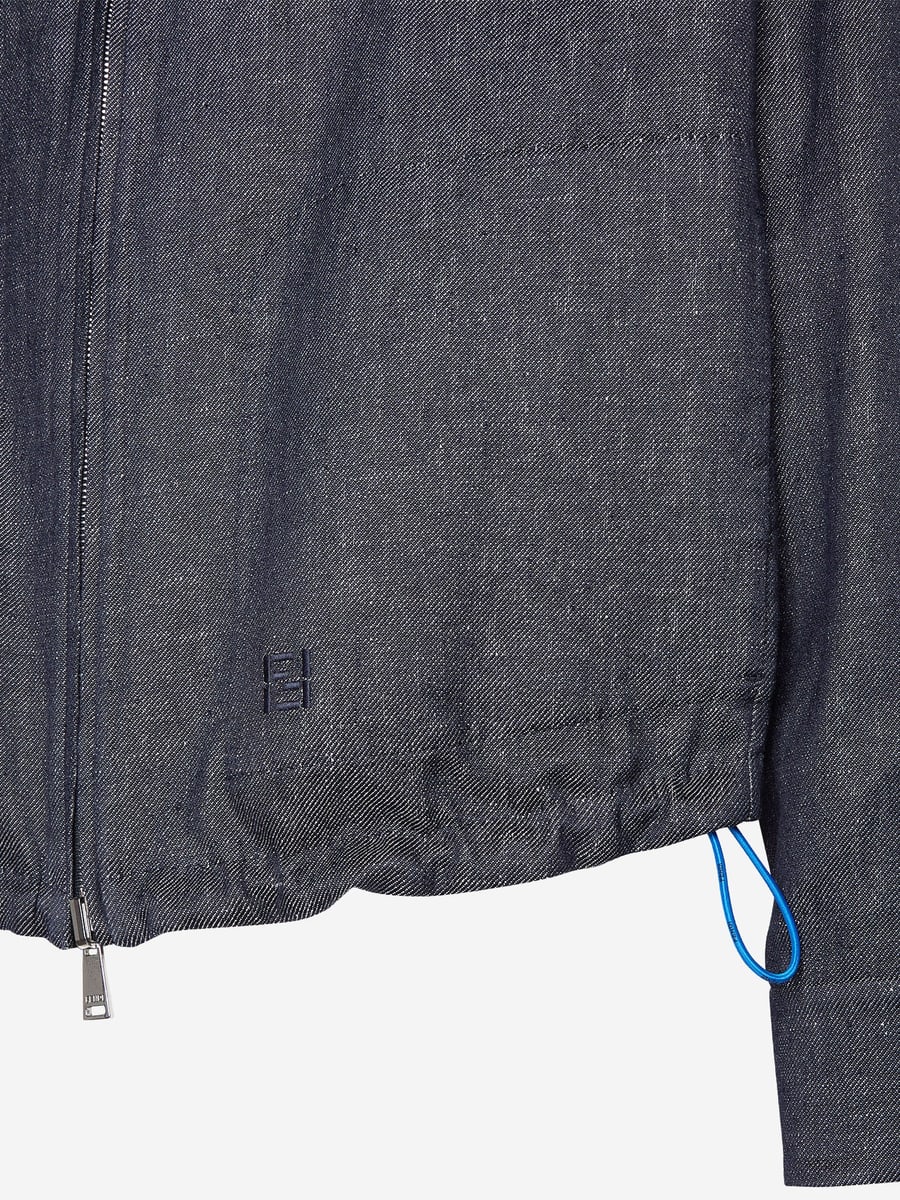 Fendi GIACCA REVERSIBILE IN LINO E COTONE, view 3