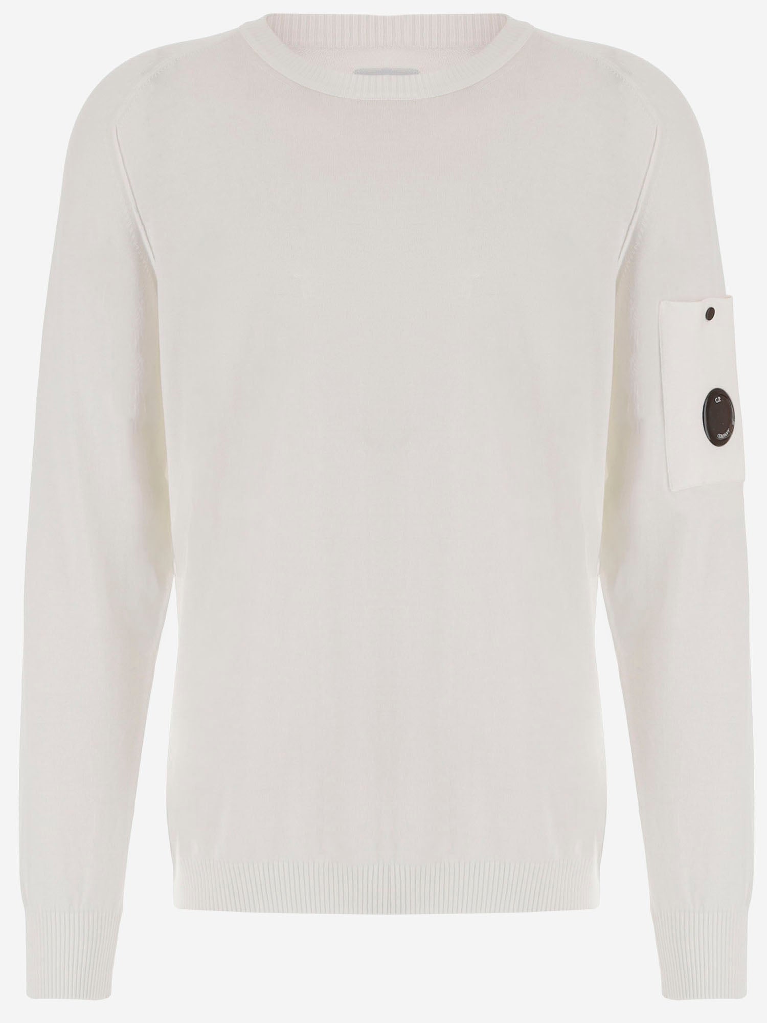 C.P. Company MAGLIA IN COTONE CON LOGO