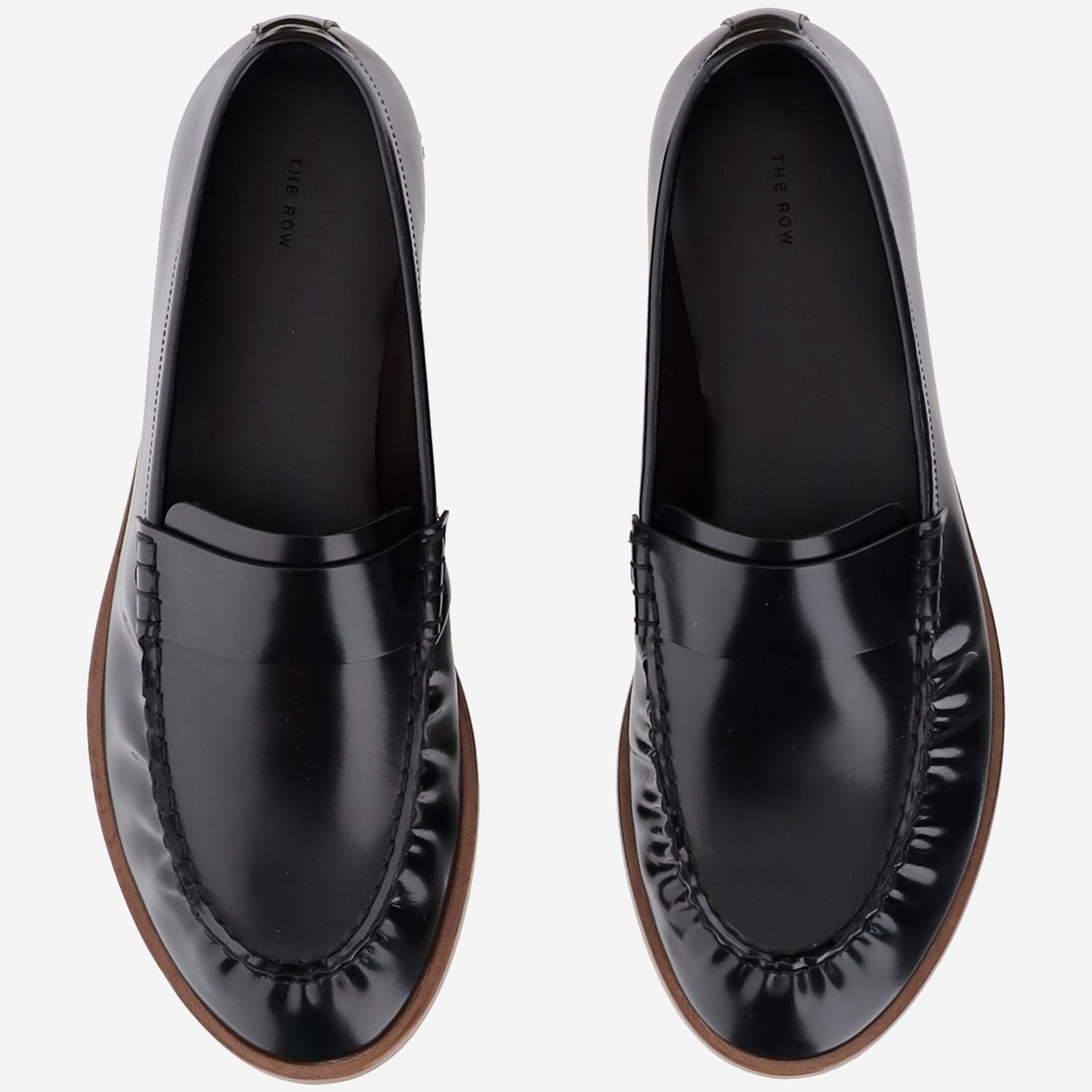 The Row MOCASSINI IN PELLE, view 2