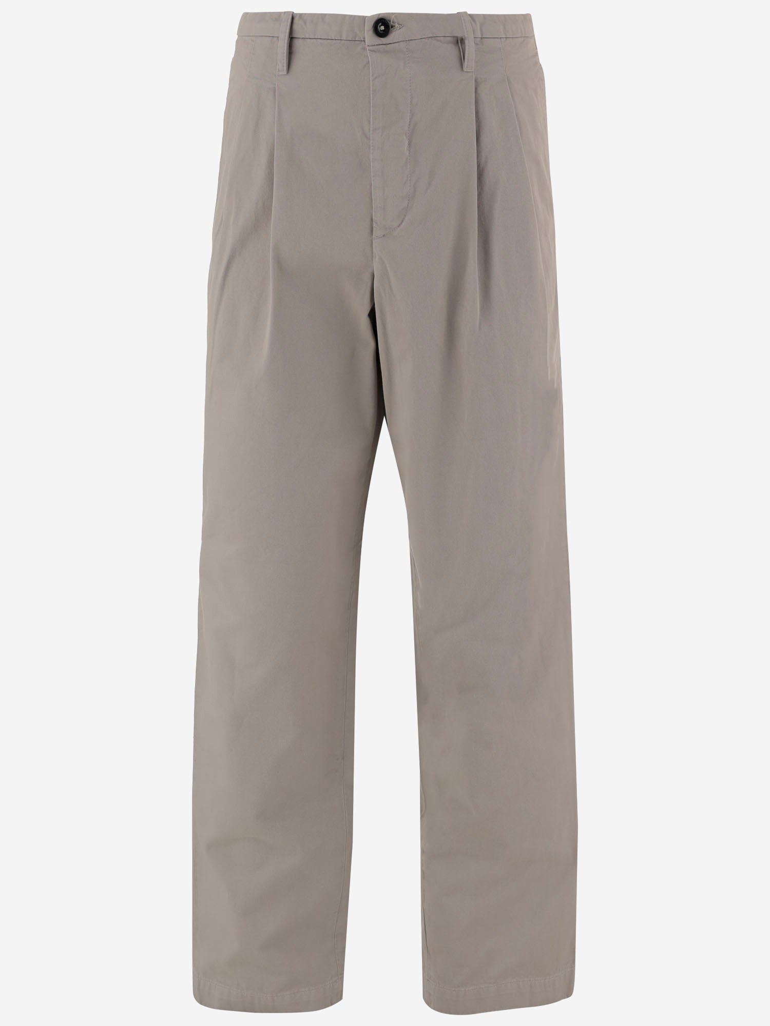 C.P. Company PANTALONI AMPI IN GABARDINE DI COTONE