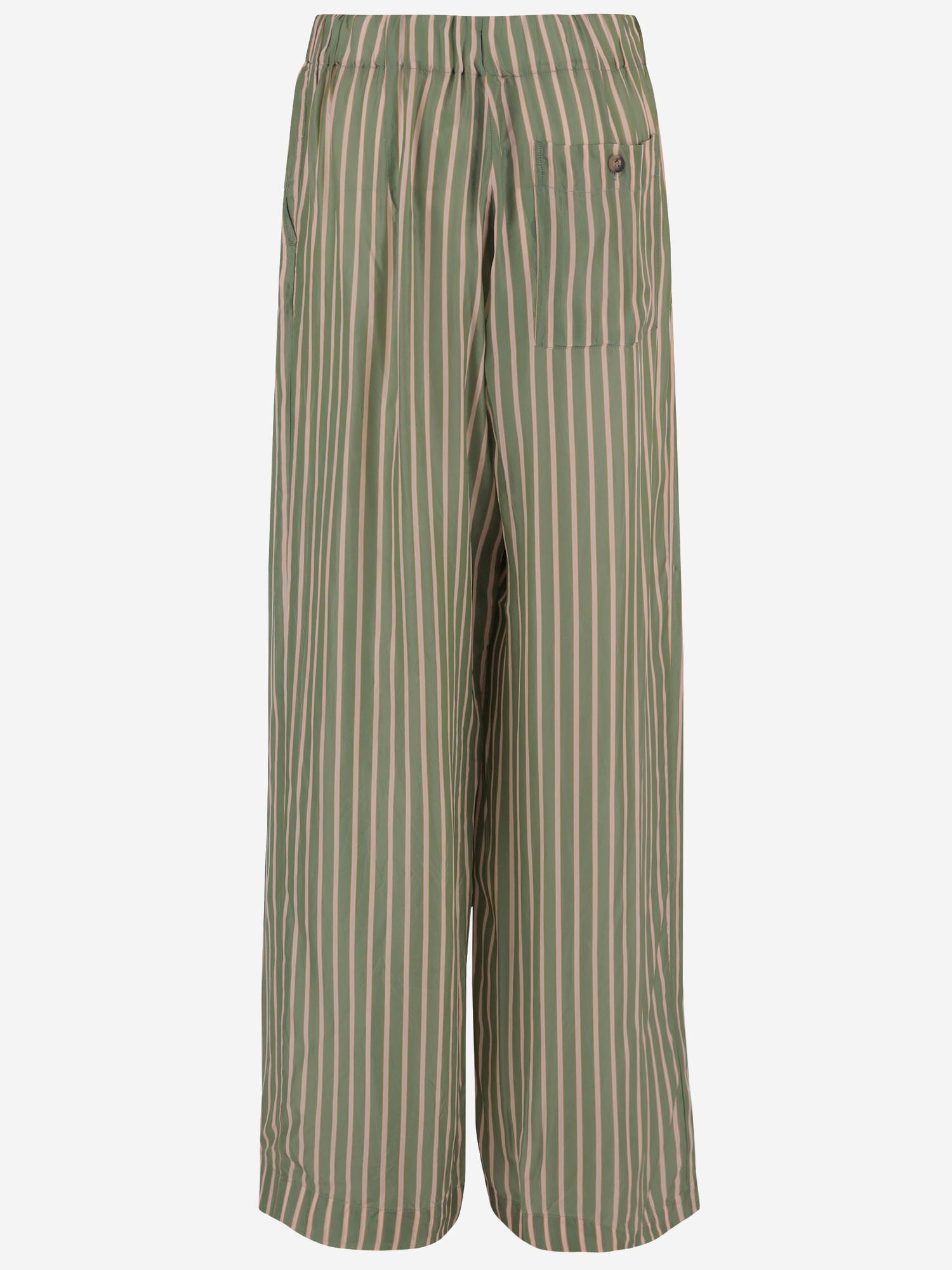 Dries Van Noten PANTALONI IN CUPRO A RIGHE, view 2