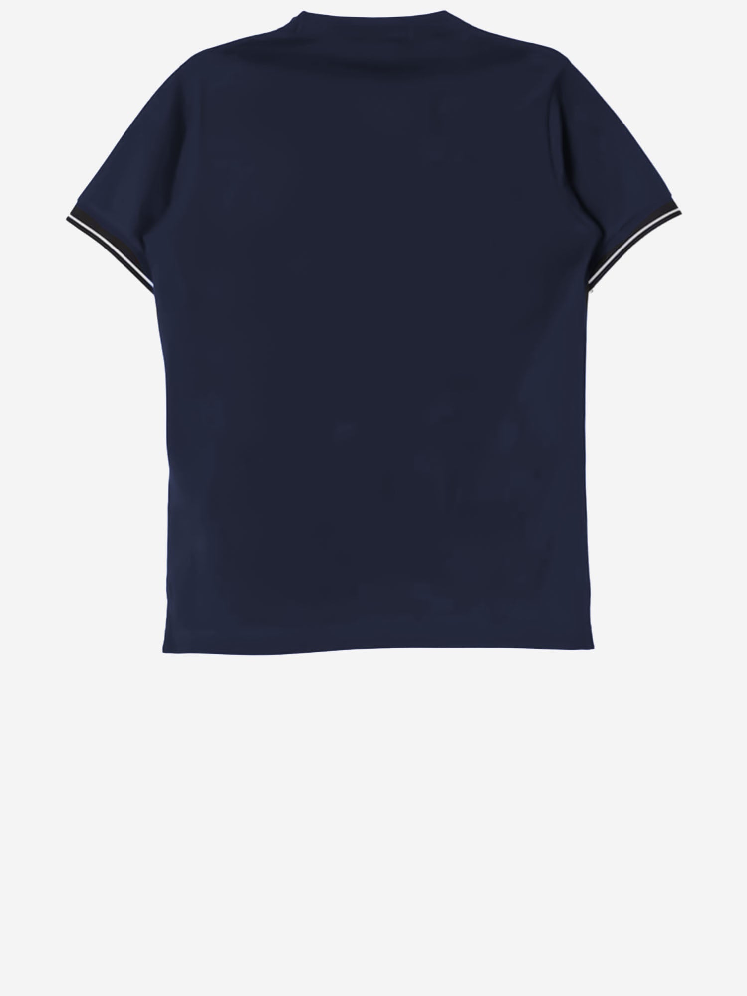 STONE ISLAND KIDS T-SHIRT IN COTONE STRETCH CON LOGO, view 2
