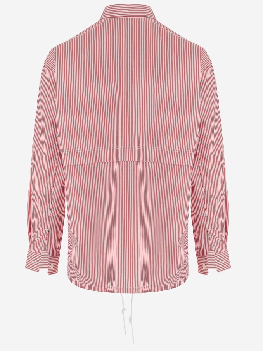 HOMME CAMICIA IN COTONE A RIGHE, view 2