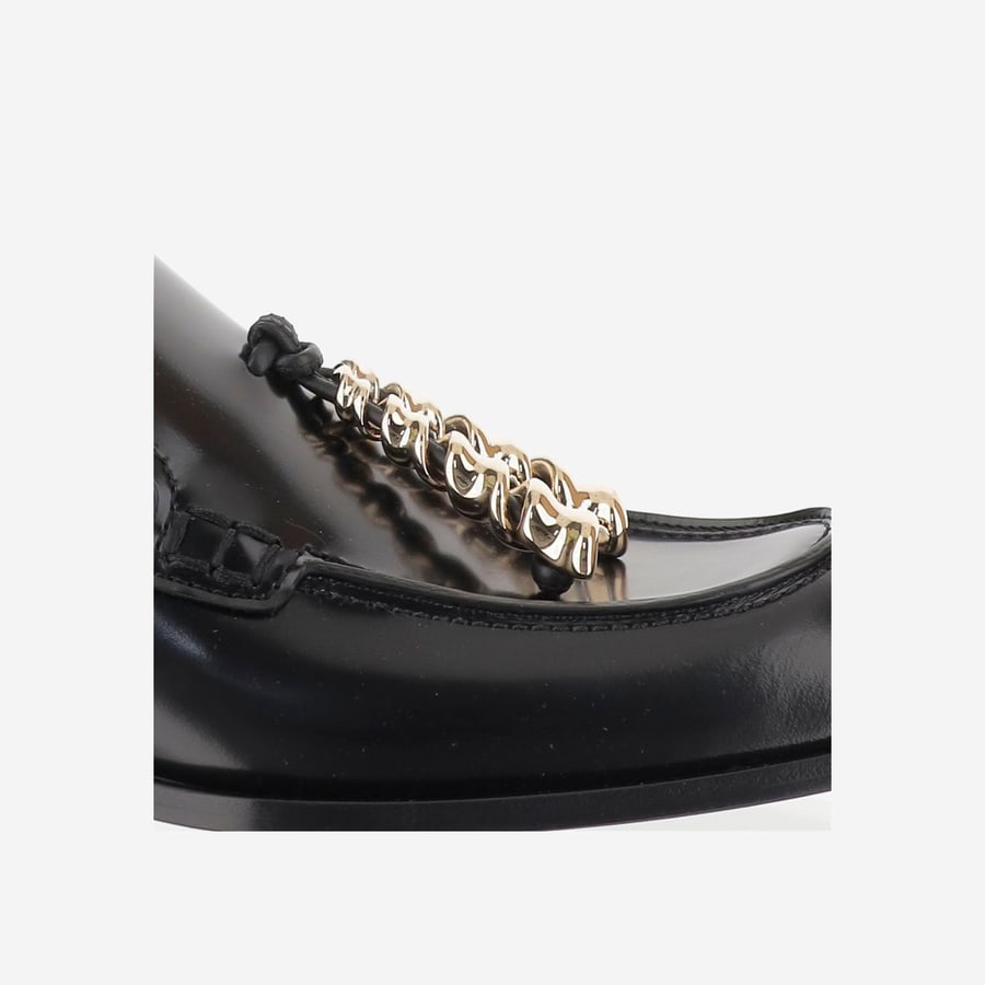Loewe Mocassini mule Edge in pelle di vitello spazzolata, view 5