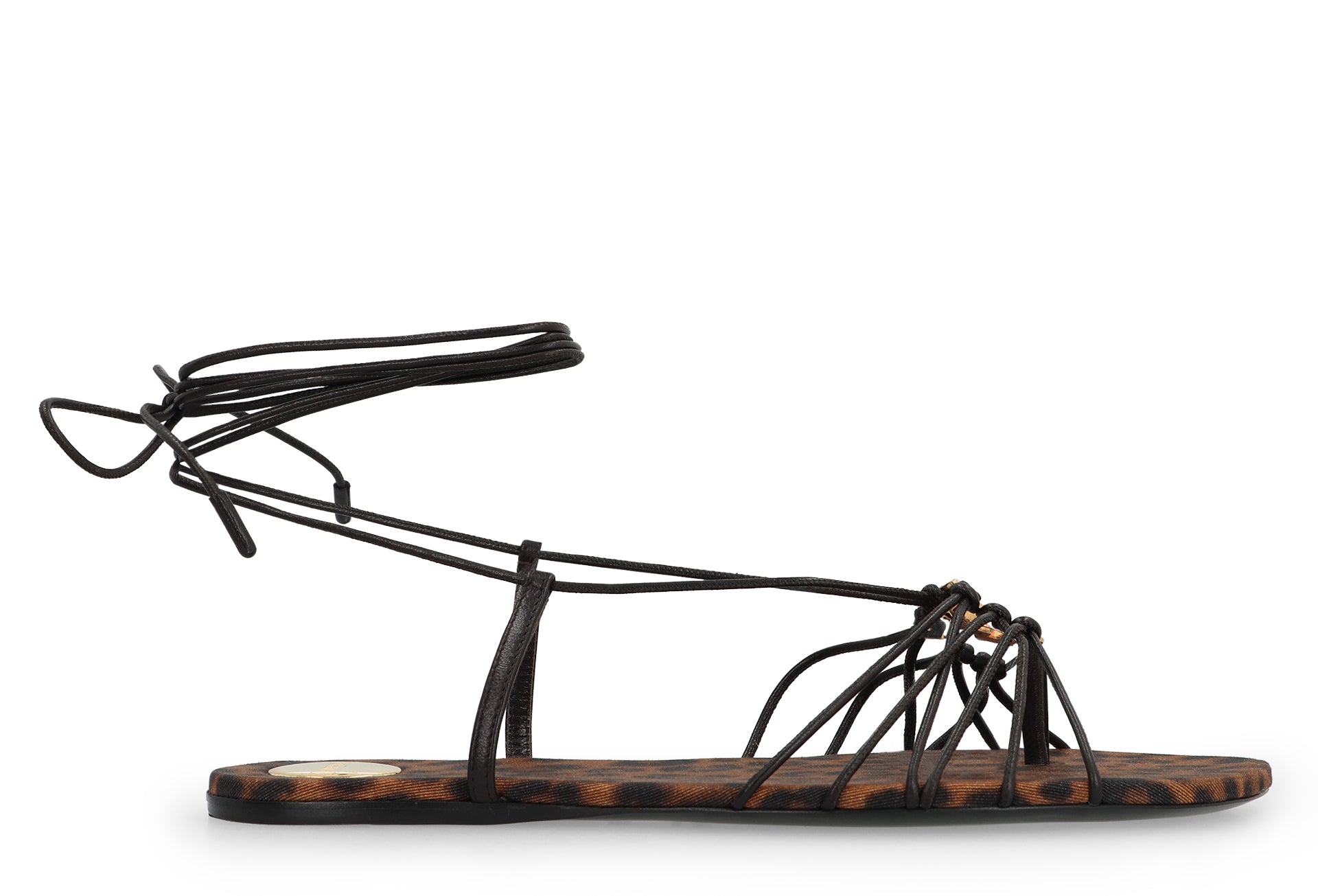 Saint Laurent Sandali Babylone in pelle