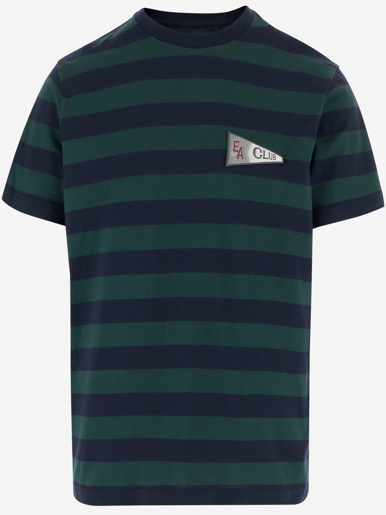 Emporio Armani T-SHIRT IN COTONE A RIGHE