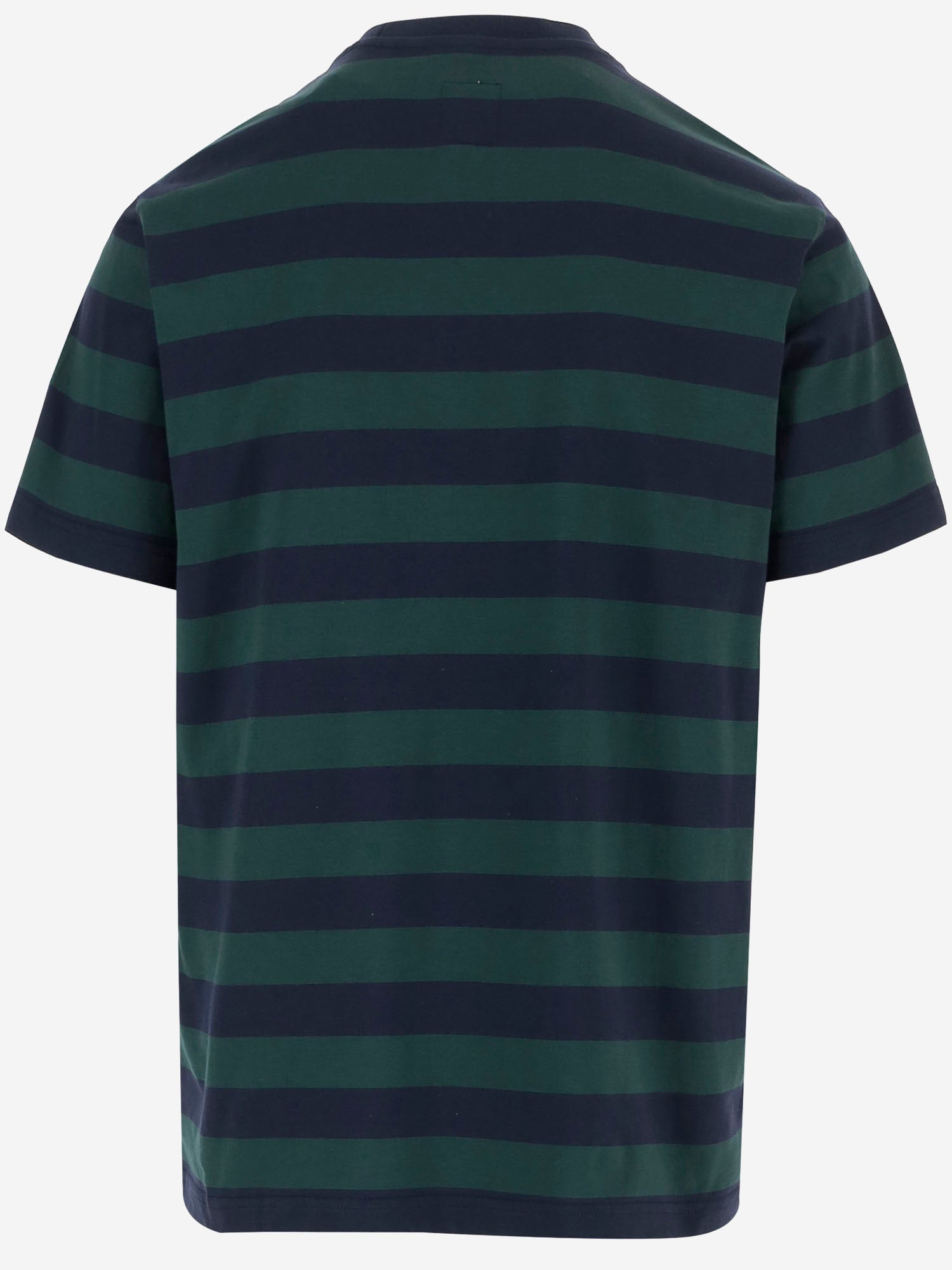 Emporio Armani T-SHIRT IN COTONE A RIGHE, view 2