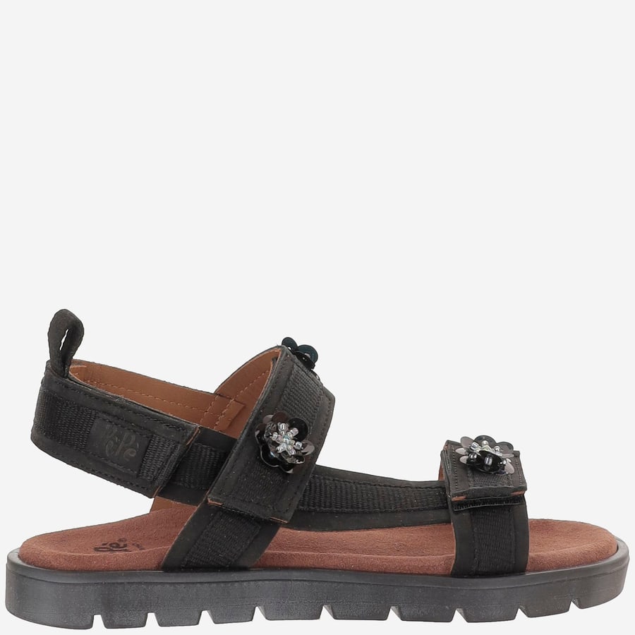PèPè KIDS SANDALI IN PELLE E TESSUTO