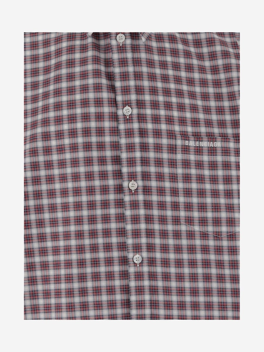 Balenciaga Camicia Wrong Sleeve in cotone, view 3