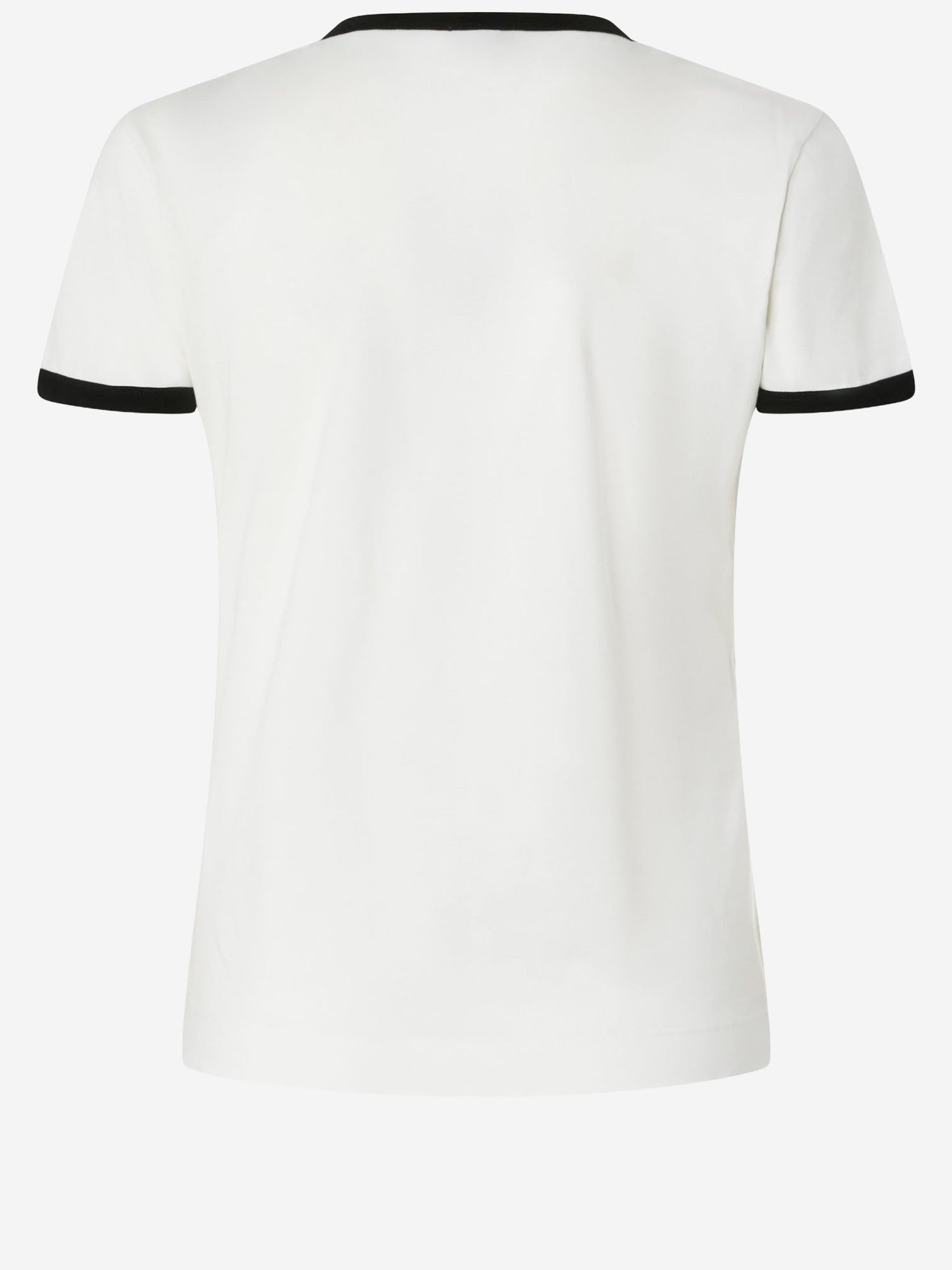 Pinko T-SHIRT IN COTONE CON STAMPA LOGO, view 2