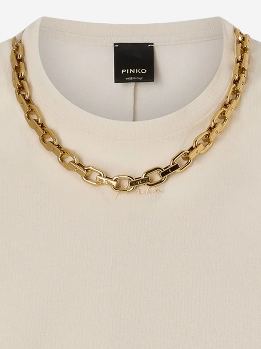Pinko MAGLIA CROPPED KIMBERLY CON CATENA, view 3