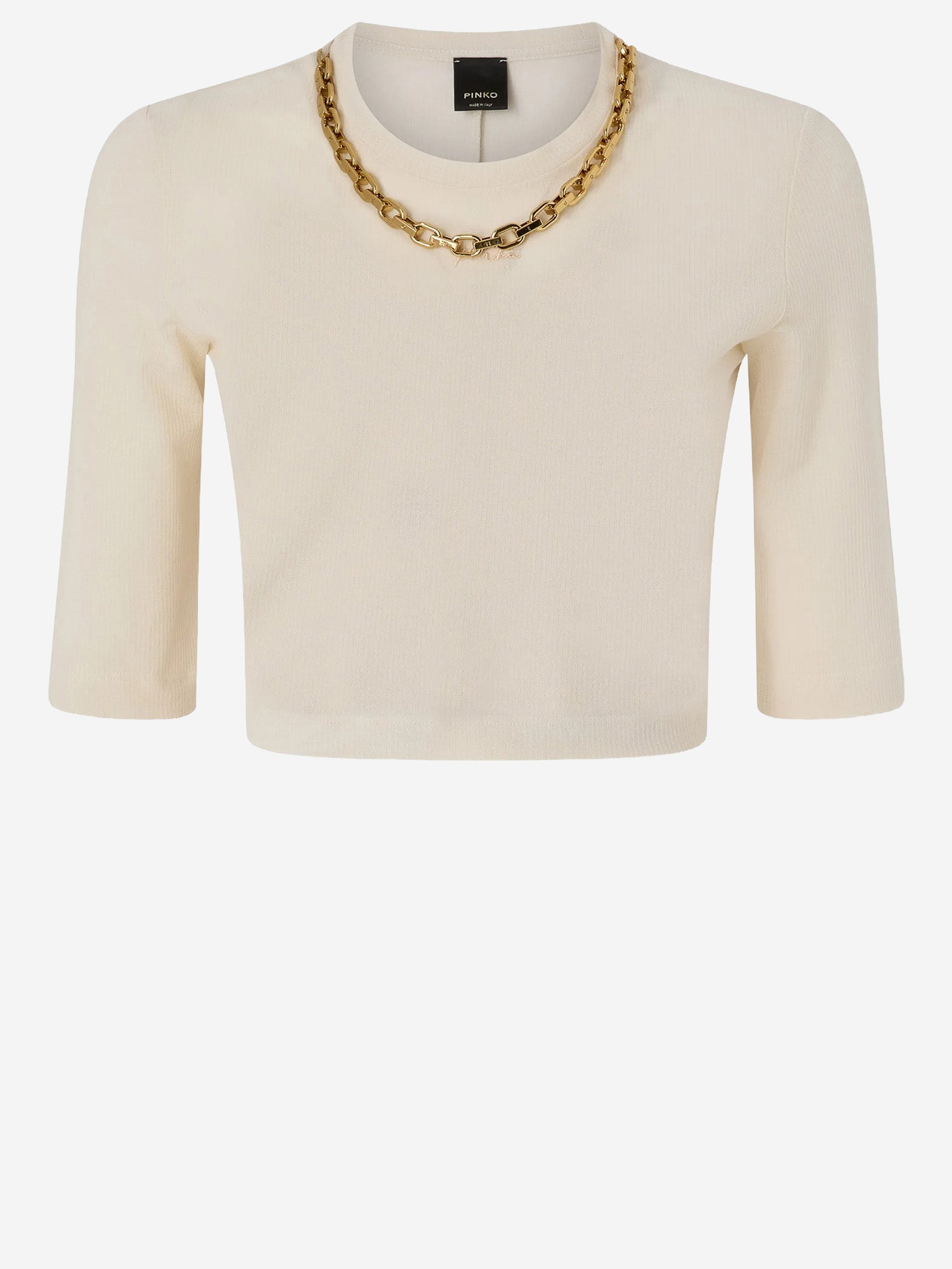 Pinko MAGLIA CROPPED KIMBERLY CON CATENA
