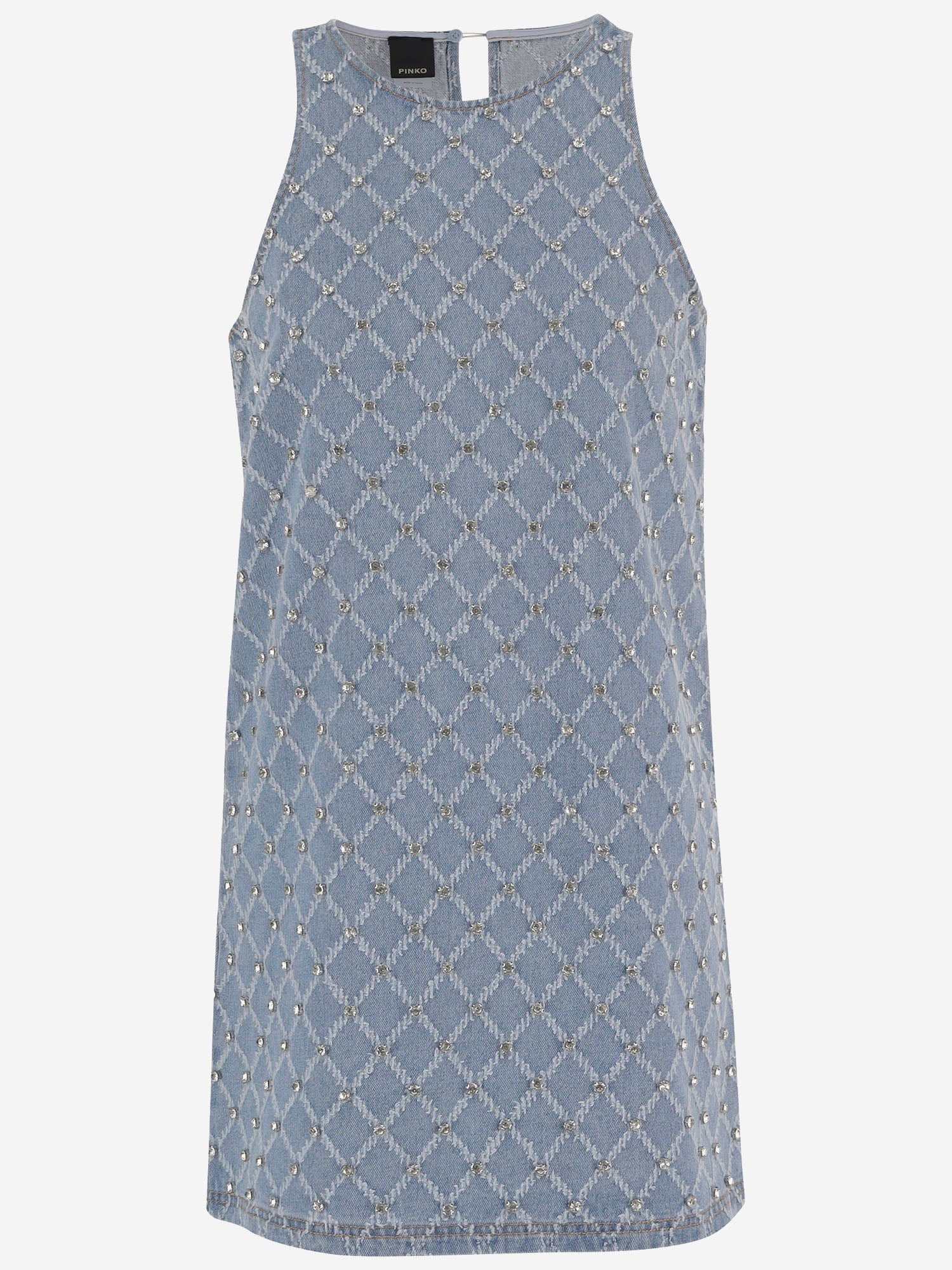 Pinko Abito Amorino in cotone con strass