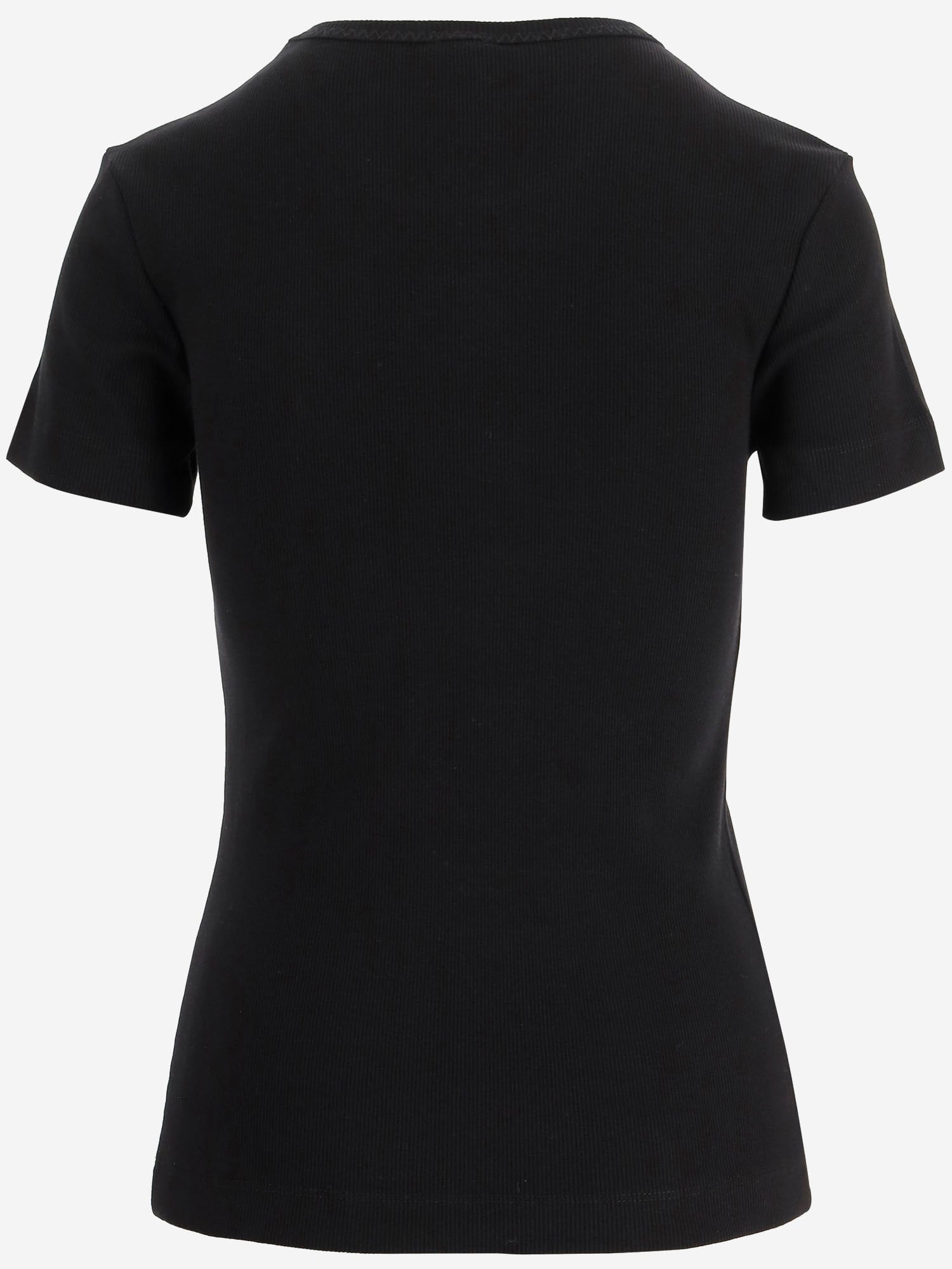 Pinko T-SHIRT CON RICAMO LOVE BIRDS IN COTONE STRETCH, view 2