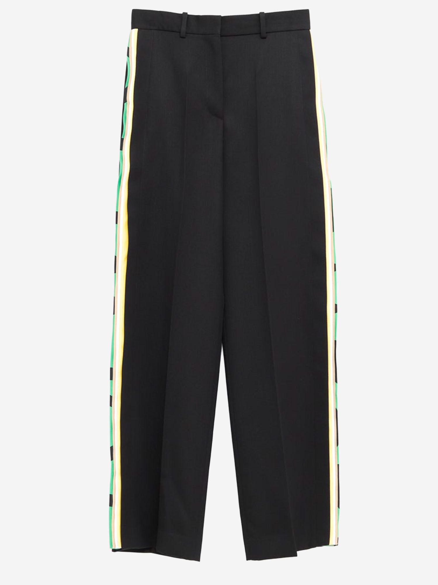 Loewe PANTALONI IN LANA CON BANDA LATERALE