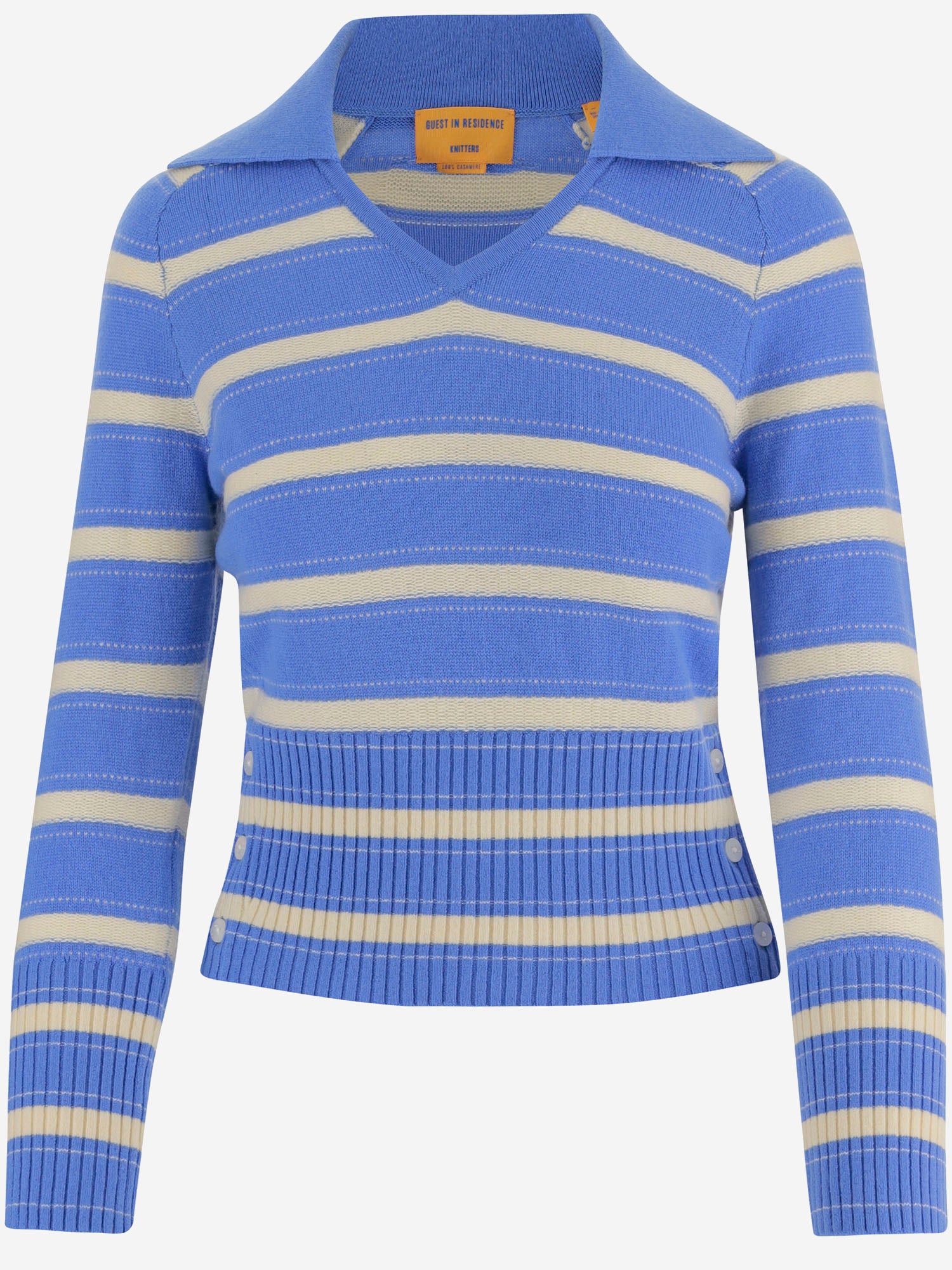 GUEST IN RESIDENCE MAGLIA IN CASHMERE A RIGHE